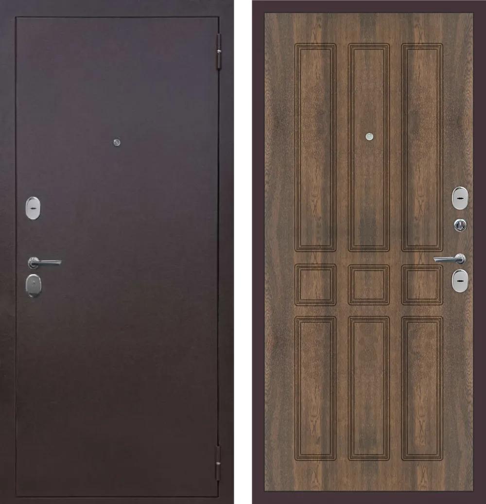 Дверь входная МеталлЮр 2К M32 орех грецкий