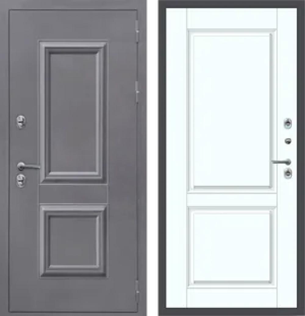Дверь входная МеталлЮр Термо M61 ТЕРМО букле графит-Velluto Bianco AG 700