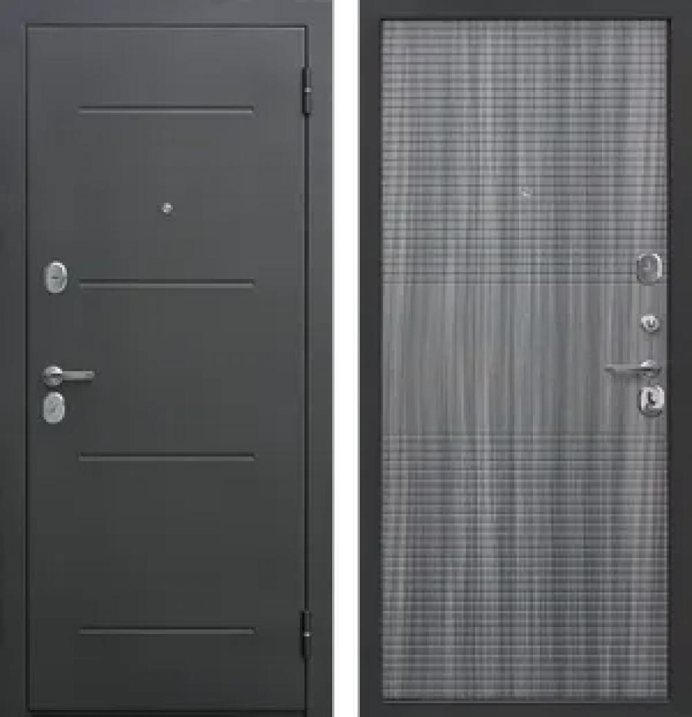 Гарда муар 10 мм Черный муар- венге тобакко