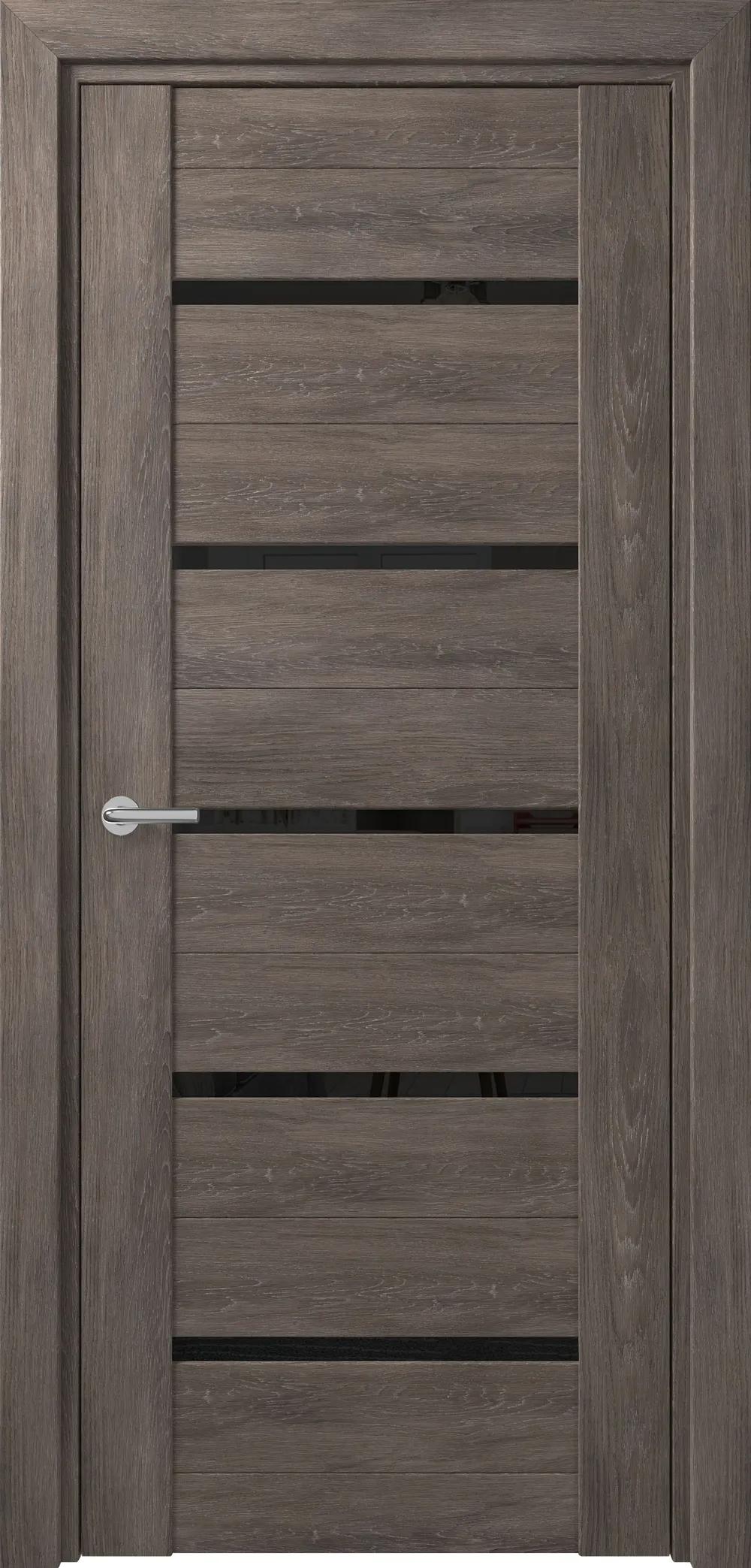 Дверь межкомнатная DEFORM Серия D D11 DEFORM ДО черный лак дуб шале графит