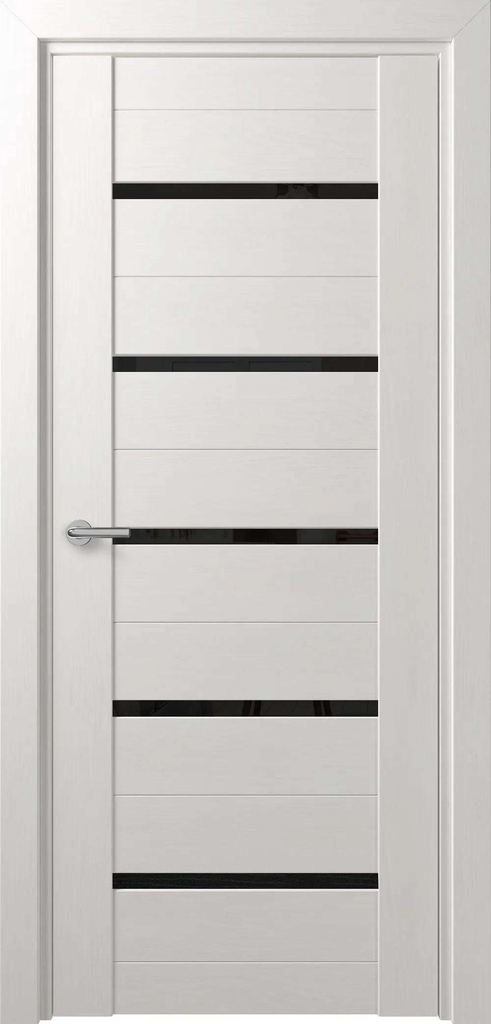 Дверь межкомнатная DEFORM Серия D D11 DEFORM ДО черный лак дуб шале снежный