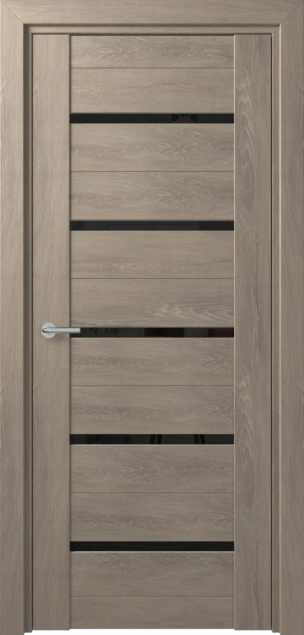 Дверь межкомнатная DEFORM Серия D D11 DEFORM ДО черный лак дуб шале седой