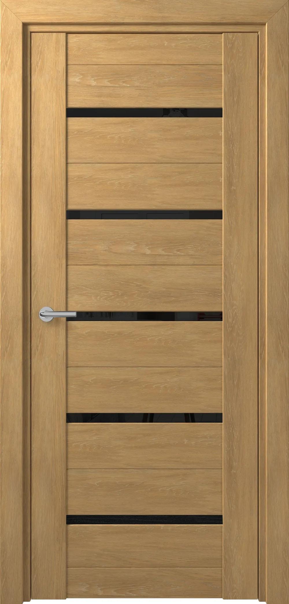 Дверь межкомнатная DEFORM Серия D D11 DEFORM ДО черный лак дуб шале натуральный