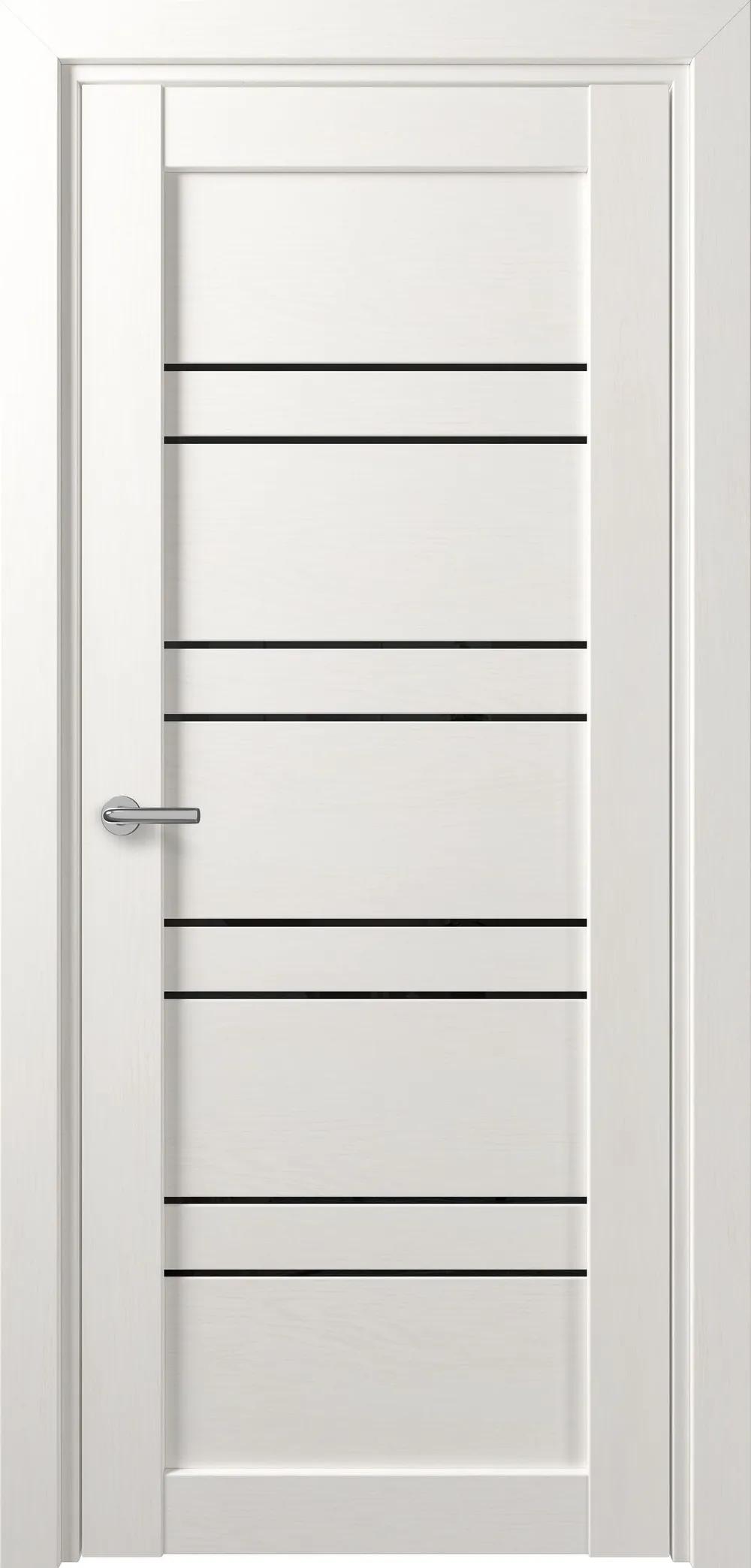 Дверь межкомнатная DEFORM Серия D D15 DEFORM ДО черный лак дуб шале снежный