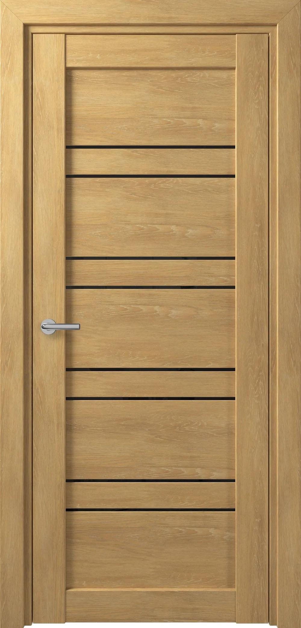 Дверь межкомнатная DEFORM Серия D D15 DEFORM ДО черный лак дуб шале натуральный