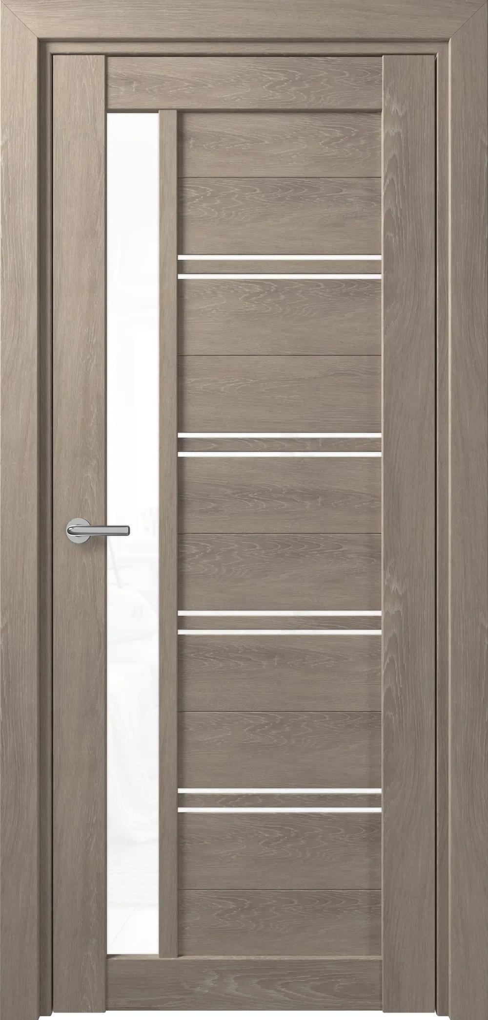 Дверь межкомнатная DEFORM D19 DEFORM ДО белый лак дуб шале седой