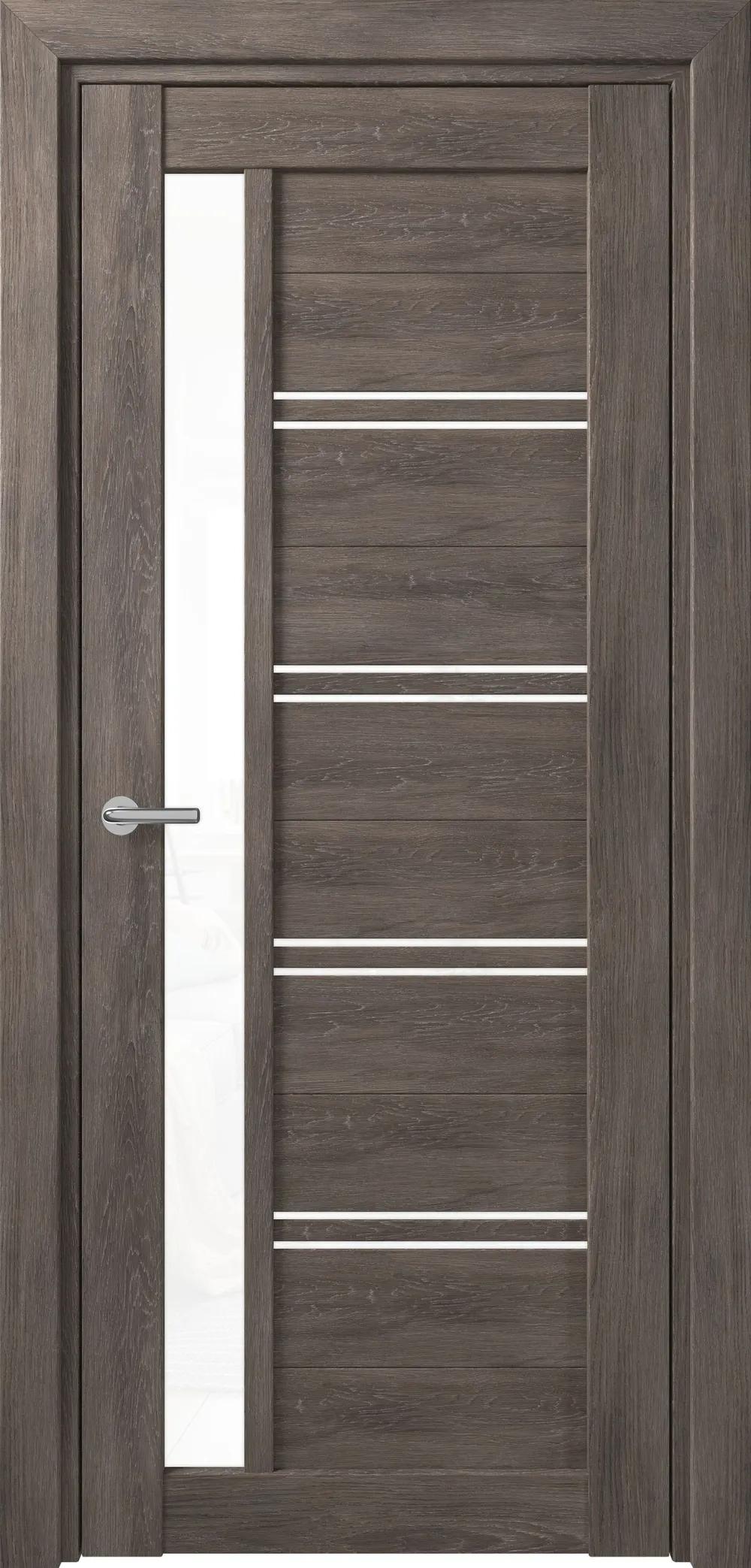 Дверь межкомнатная DEFORM D19 DEFORM ДО белый лак дуб шале графит