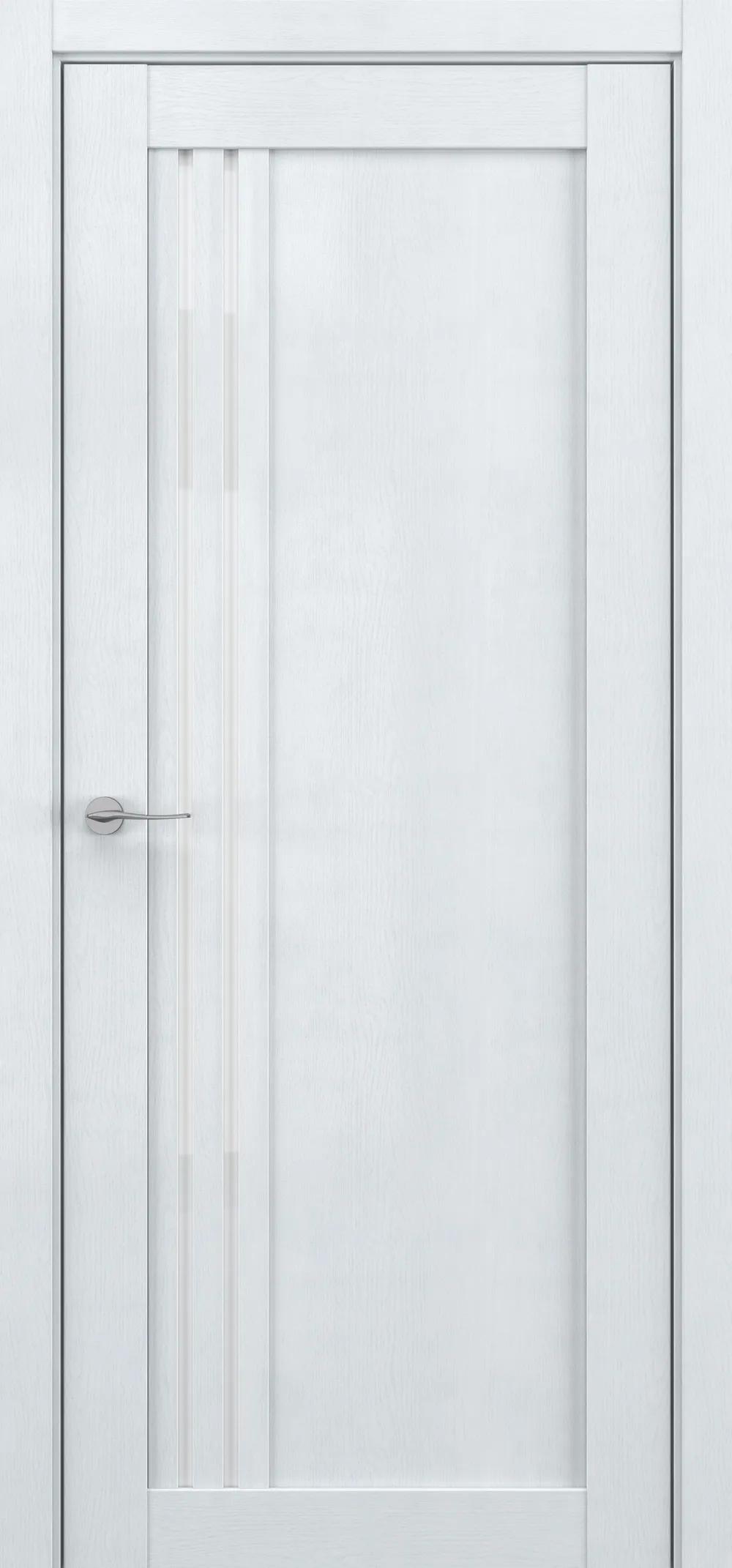 Дверь межкомнатная DEFORM Серия V V9 ДО белый лак Скай вуд