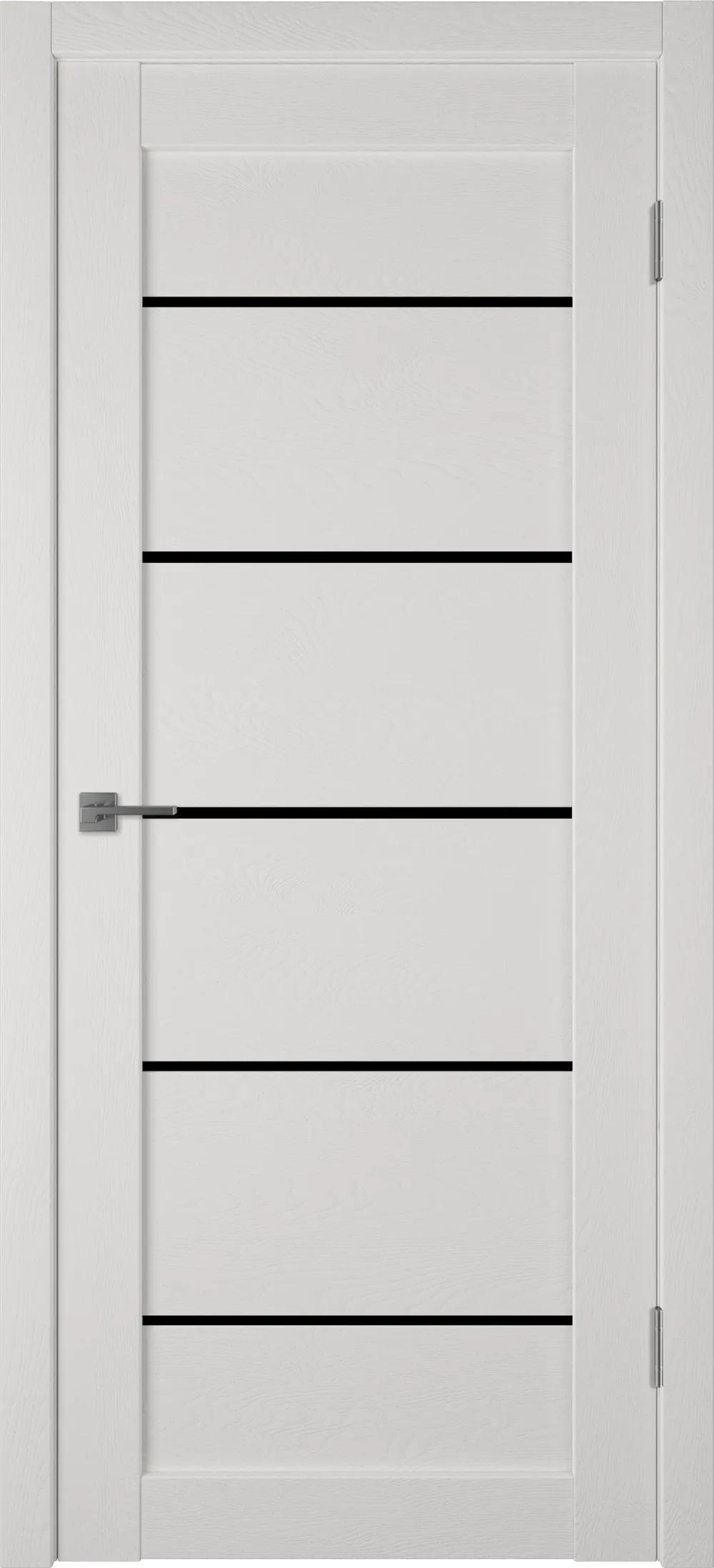 Дверь межкомнатная Atum Pro Atum Pro Х27 Black Gloss Milky White