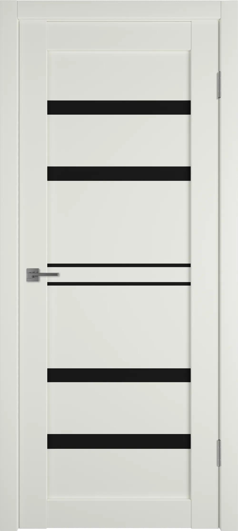 Дверь межкомнатная EMALEX E26 Black gloss Emalex MidWhite