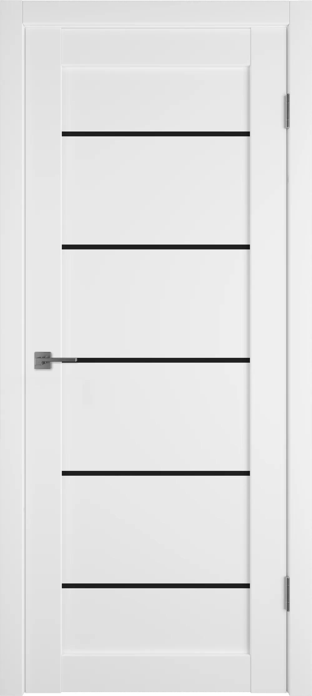 Дверь межкомнатная EMALEX E27 ДО BLACK GLOSS Emalex Ice