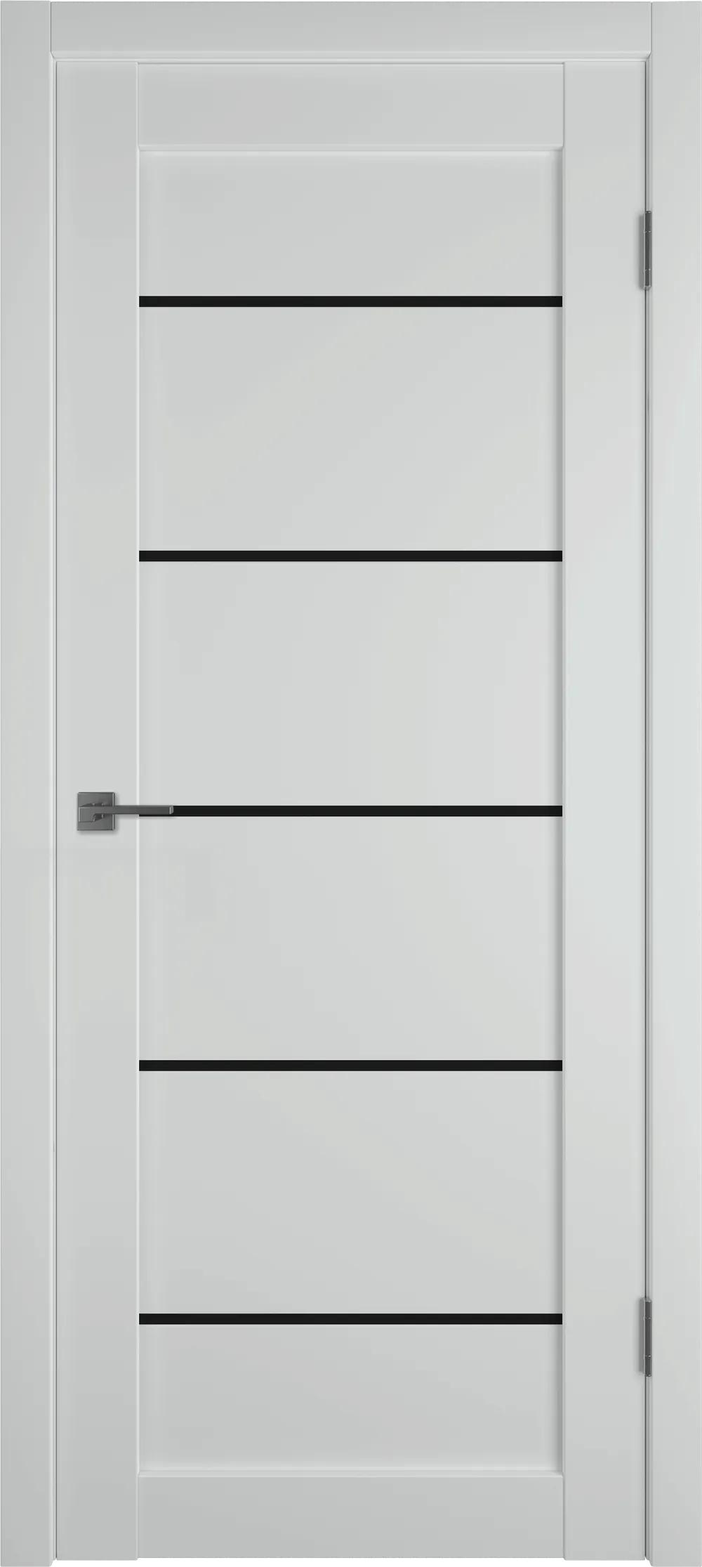 Дверь межкомнатная EMALEX E27 ДО BLACK GLOSS Emalex Steel НЕСТАНДАРТ