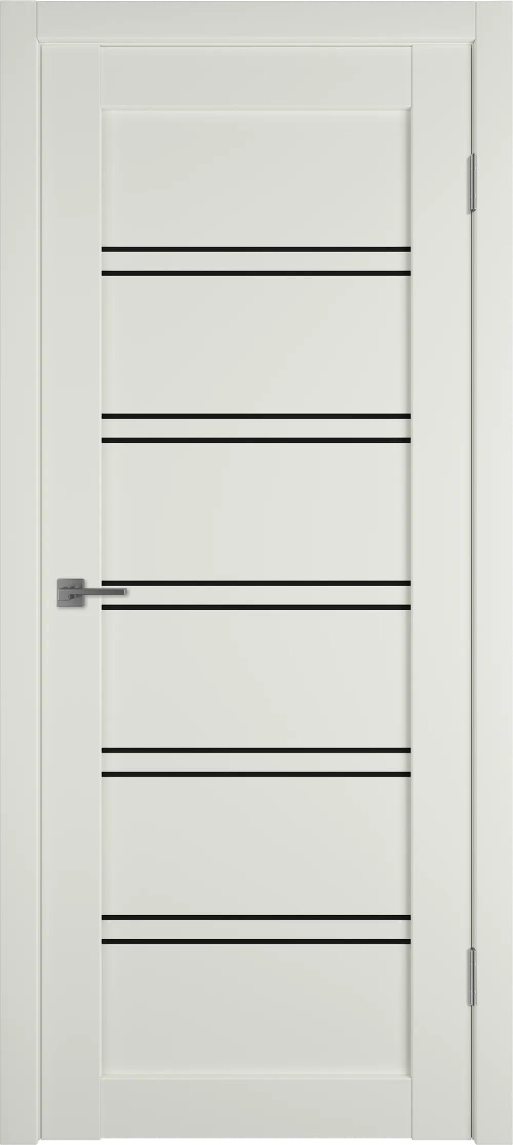 Дверь межкомнатная EMALEX E28 ДО BLACK GLOSS Emalex MidWhite