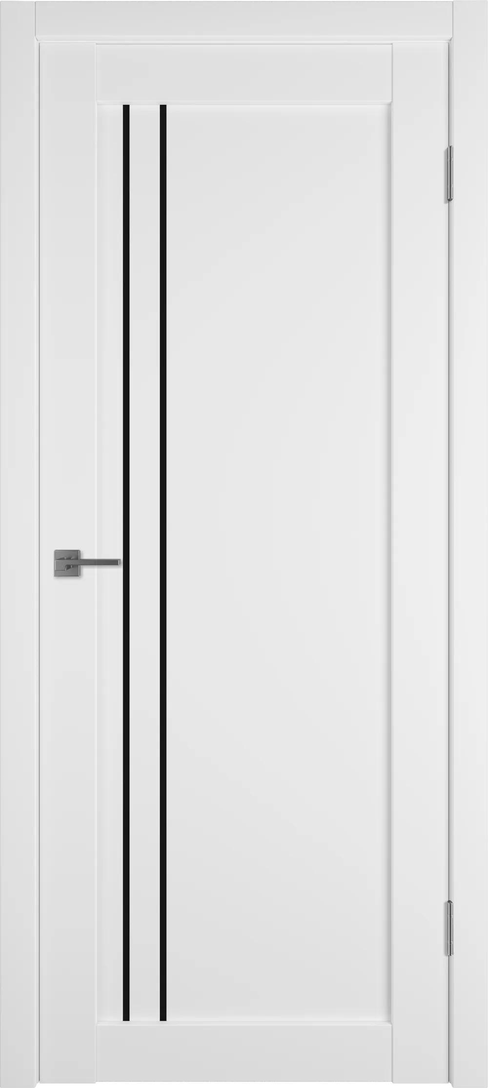 Дверь межкомнатная EMALEX E33 ДО BLACK GLOSS Emalex Ice