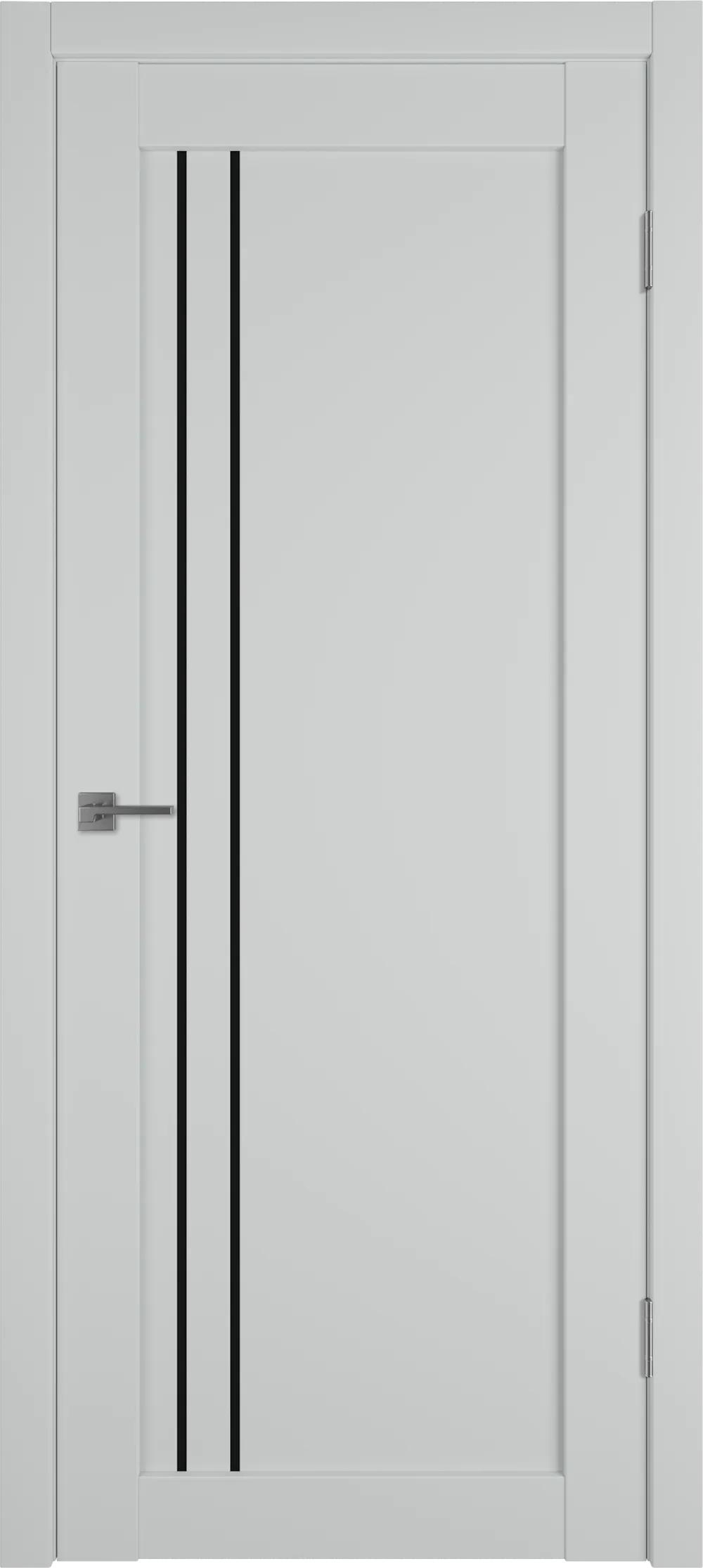 Дверь межкомнатная EMALEX E33 ДО BLACK GLOSS Emalex Steel