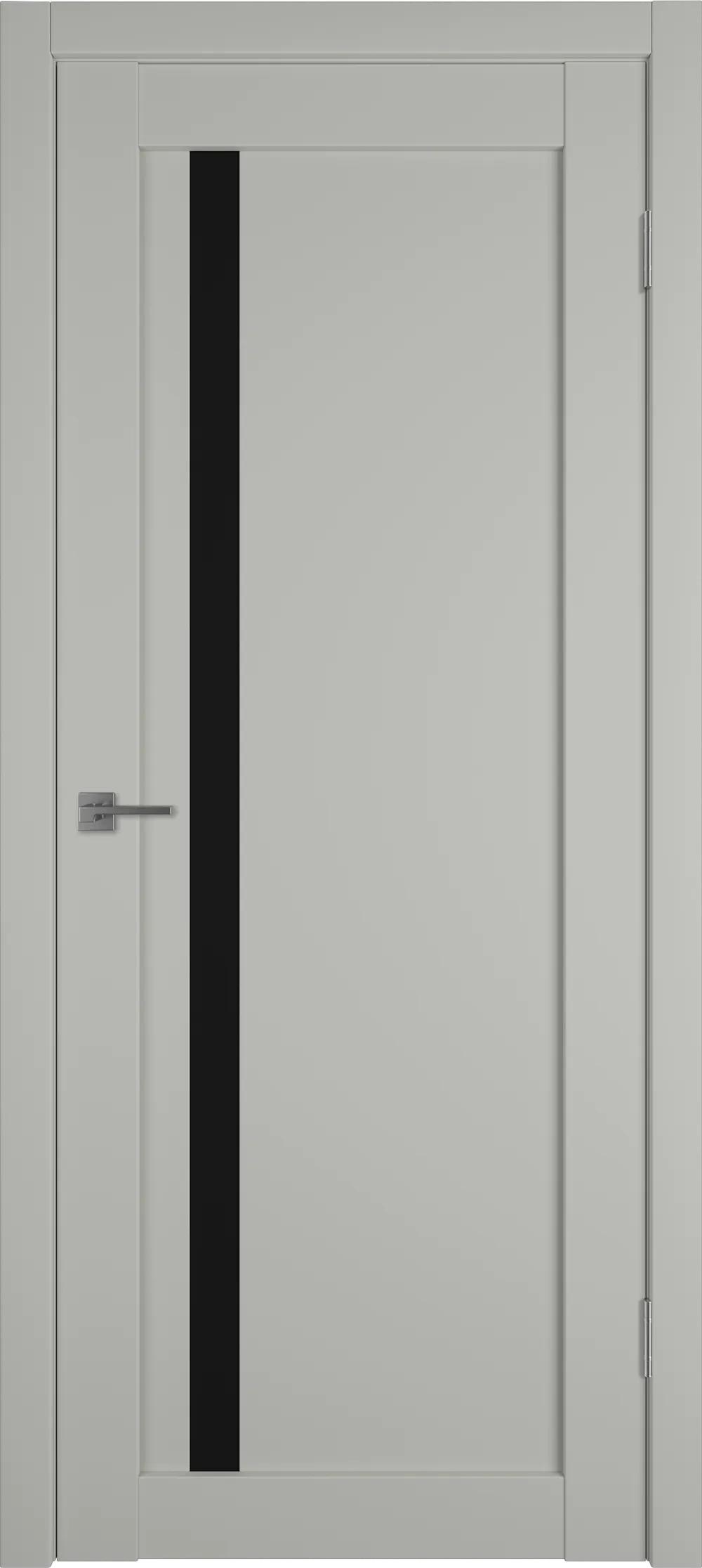 Дверь межкомнатная EMALEX E34 ДО Black gloss Emalex taupe