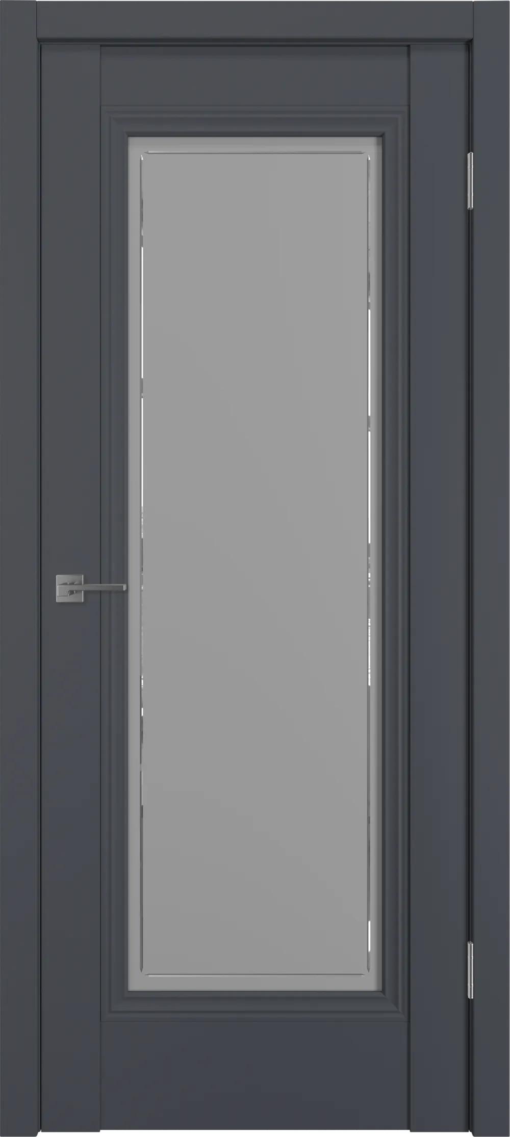 Дверь межкомнатная EMALEX EF1 ДО Crystal Cloud Line Emalex Onyx