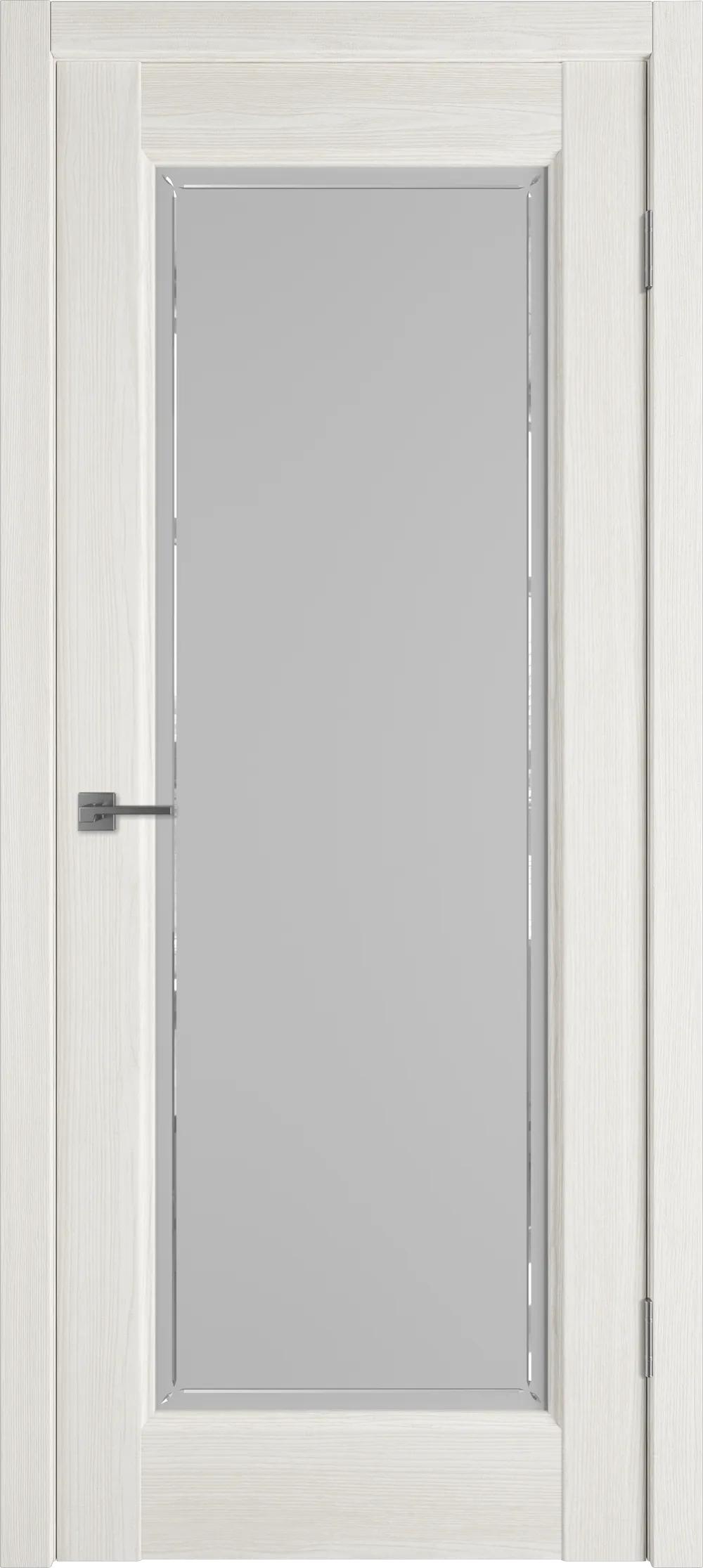 Дверь межкомнатная EMALEX Elegant 1 ДО Crystal Cloud Artic Oak