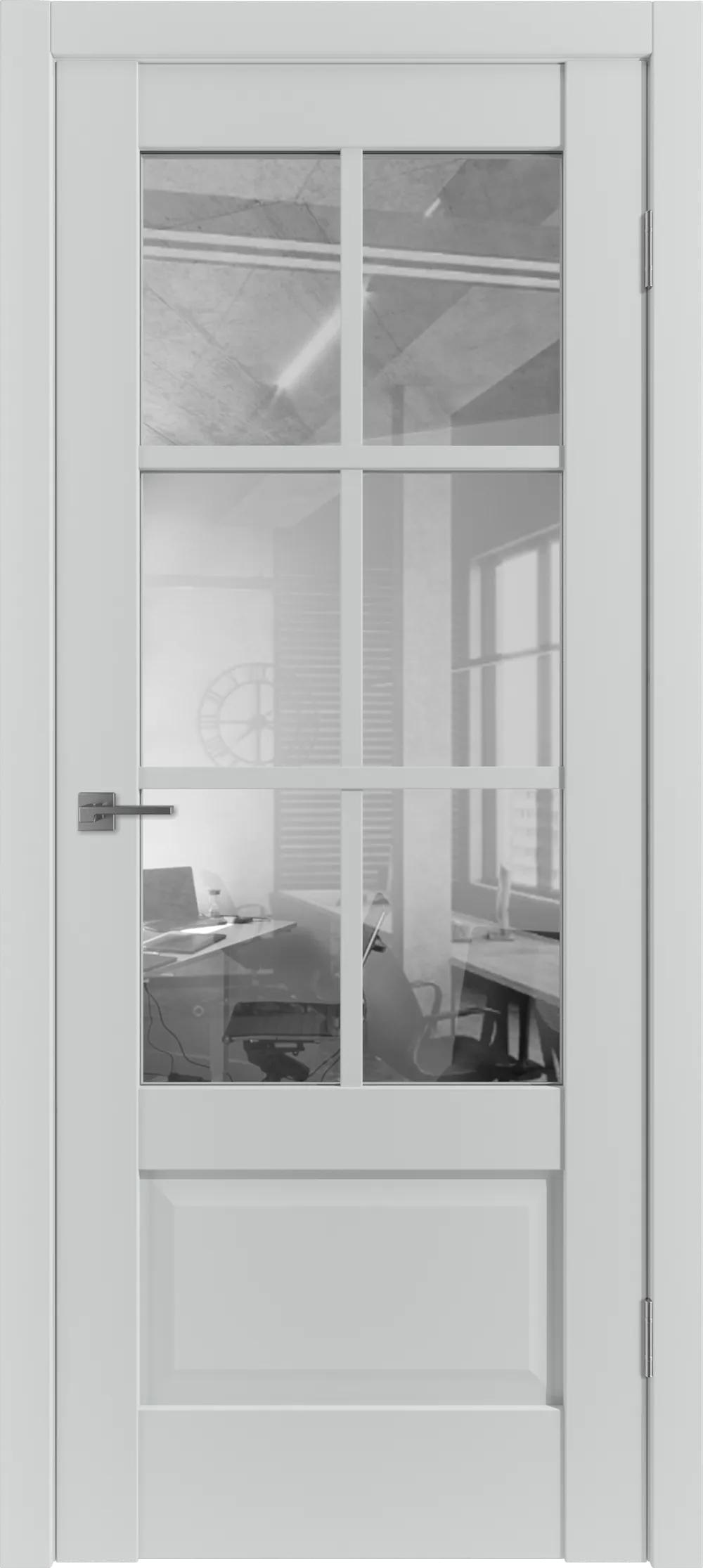 Дверь межкомнатная EMALEX ER2 ДО Air Space Emalex Steel НЕСТАНДАРТ