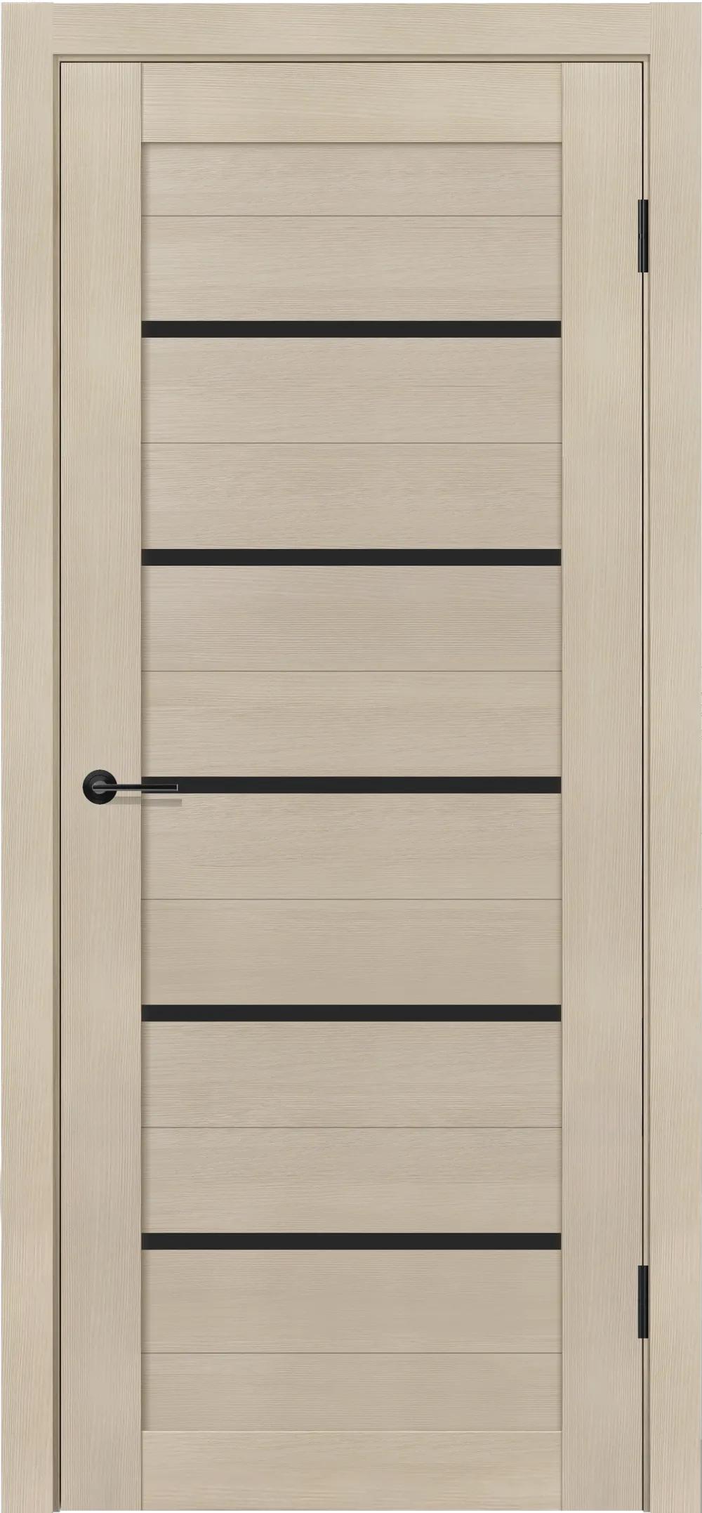 Дверь межкомнатная STARK ST1 ДО черный лак Капучино