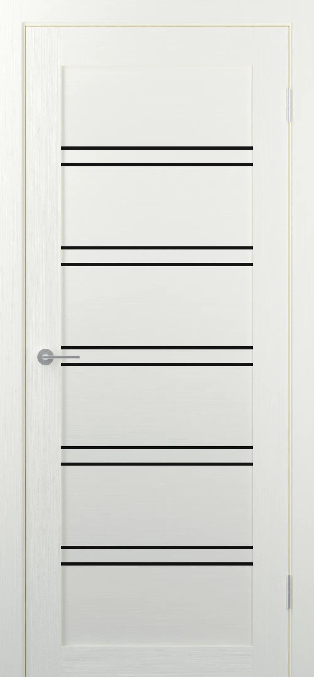 Дверь межкомнатная STARK ST5 ДО черный лак  Айс