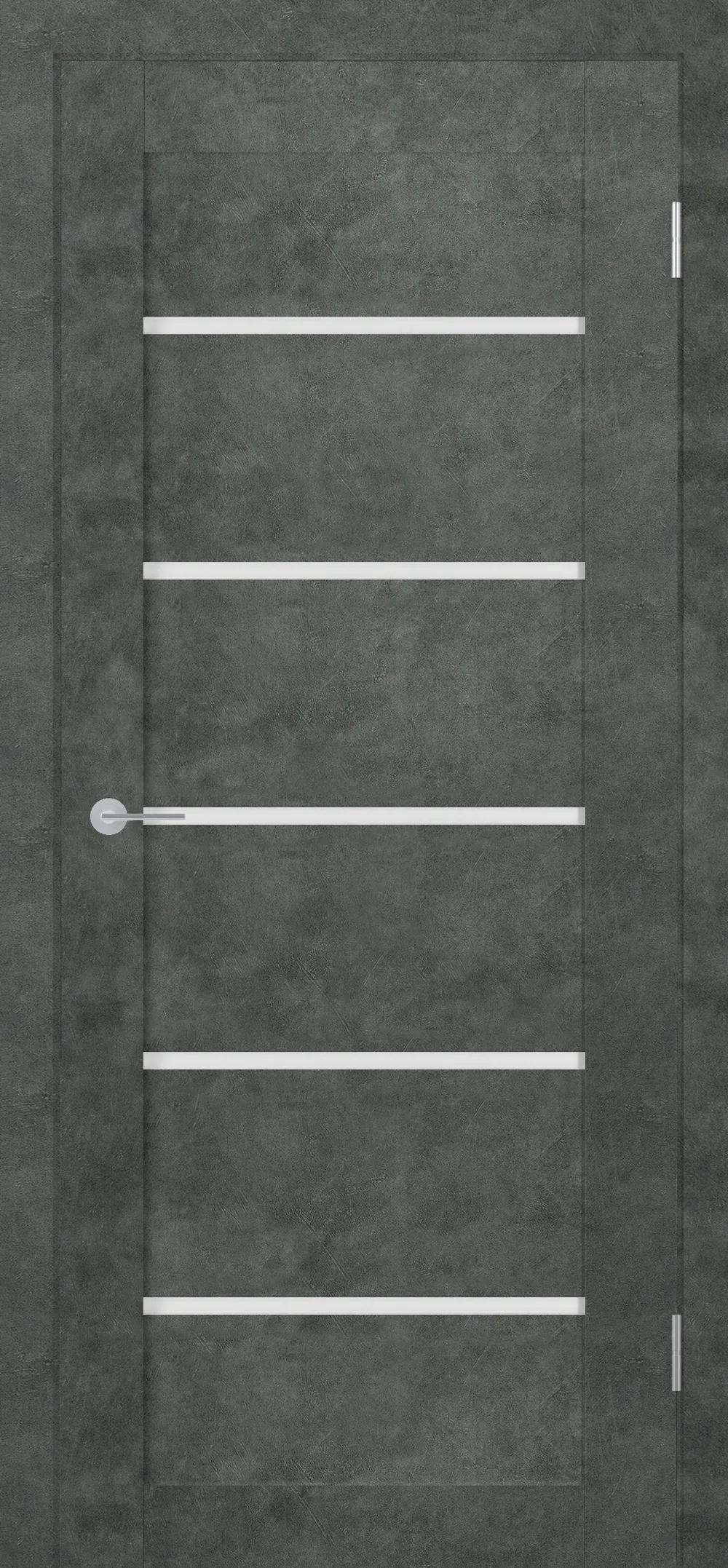 Дверь межкомнатная STARK ST8 ДО матовое Бетон темный