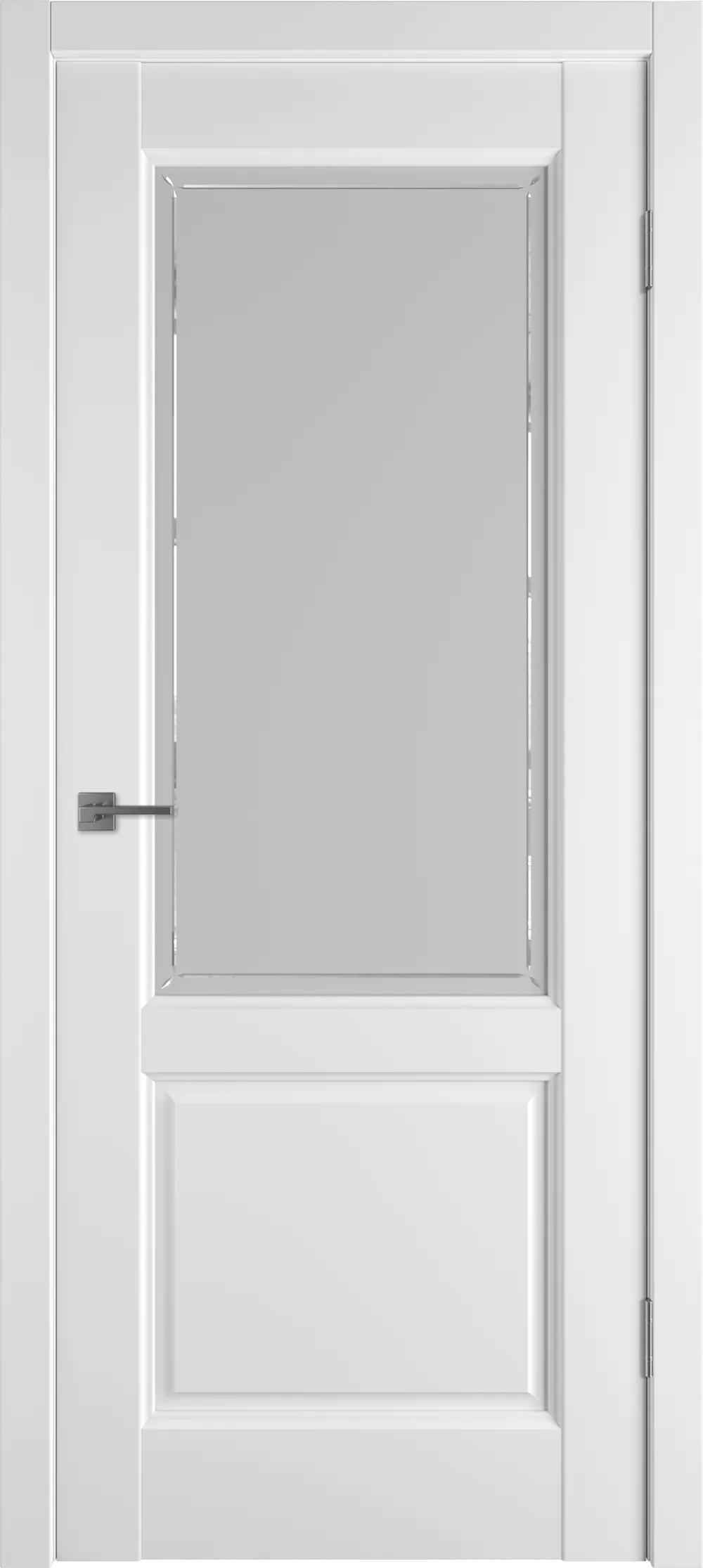 Дверь межкомнатная EMALEX Elegant 2 ДО Crystal Cloud Emalex Ice