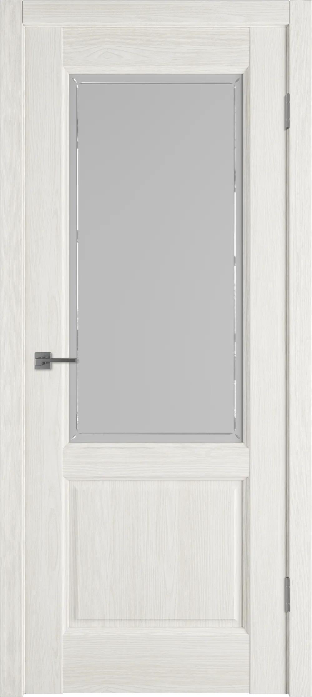 Дверь межкомнатная EMALEX Elegant 2 ДО Crystal Cloud Artic Oak НЕСТАНДАРТ