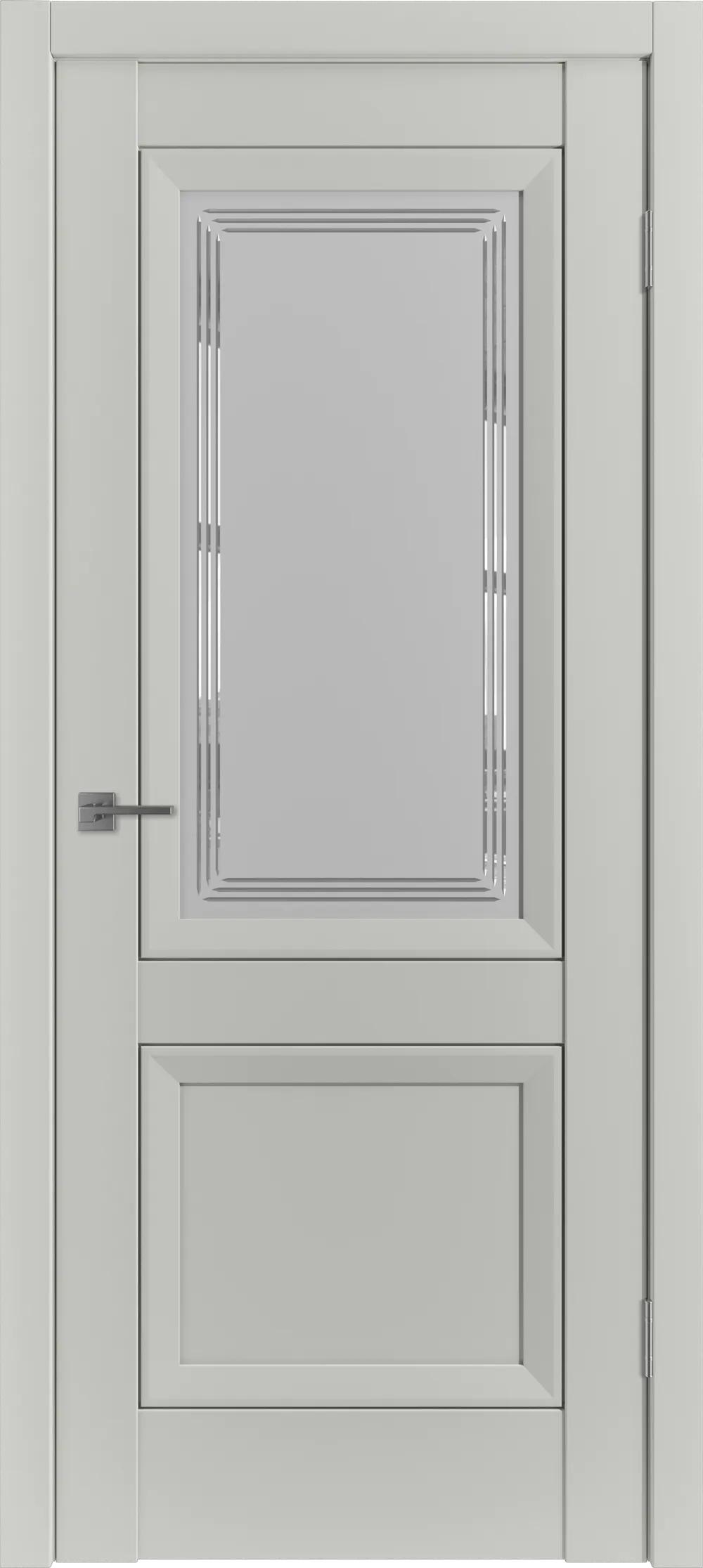 Дверь межкомнатная EMALEX EN2 ДО Crystal Cloud Trinity Emalex taupe