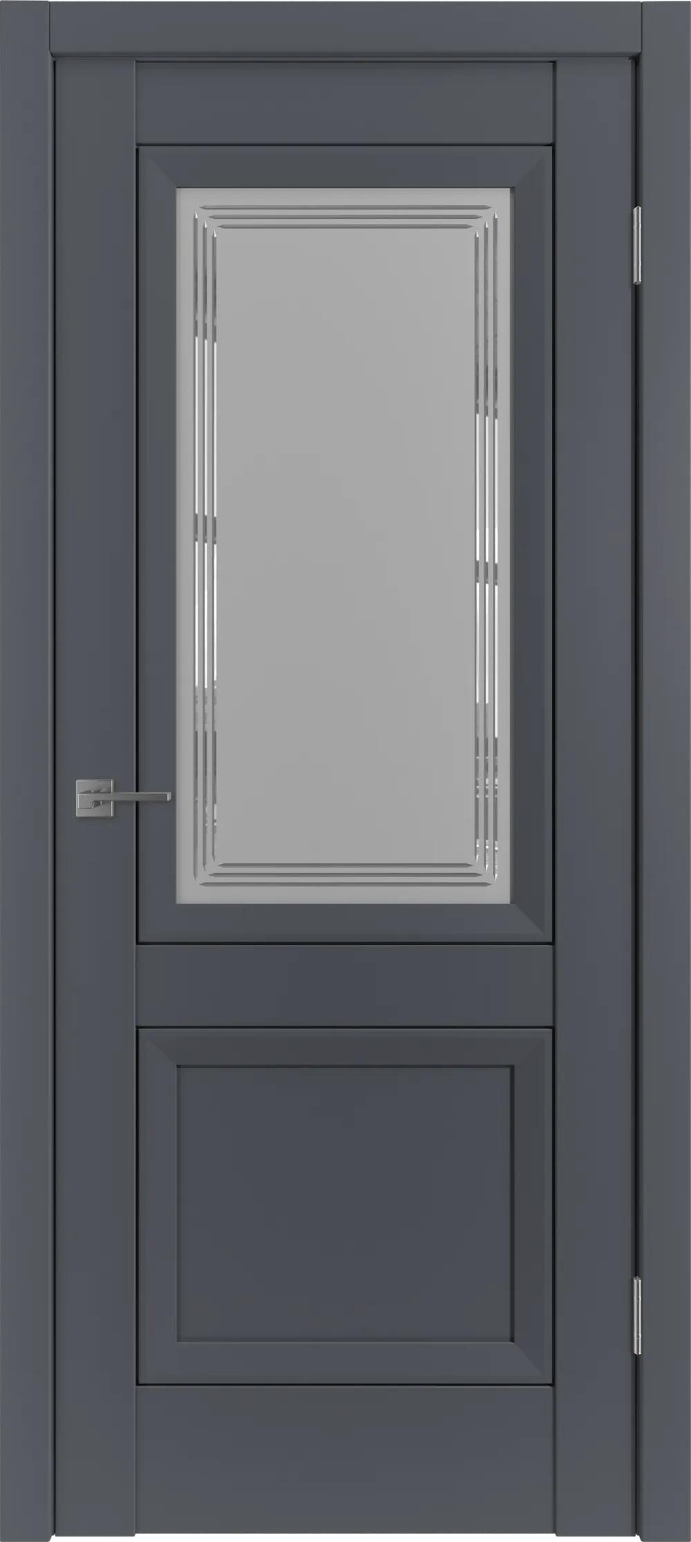 Дверь межкомнатная EMALEX EN2 ДО Crystal Cloud Trinity Emalex Onyx НЕСТАНДАРТ