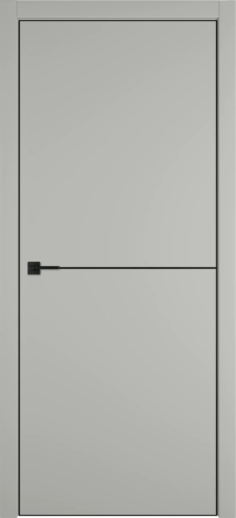 Дверь межкомнатная Urban Urban 1 Emalex Taupe Black Edge молдинг черный