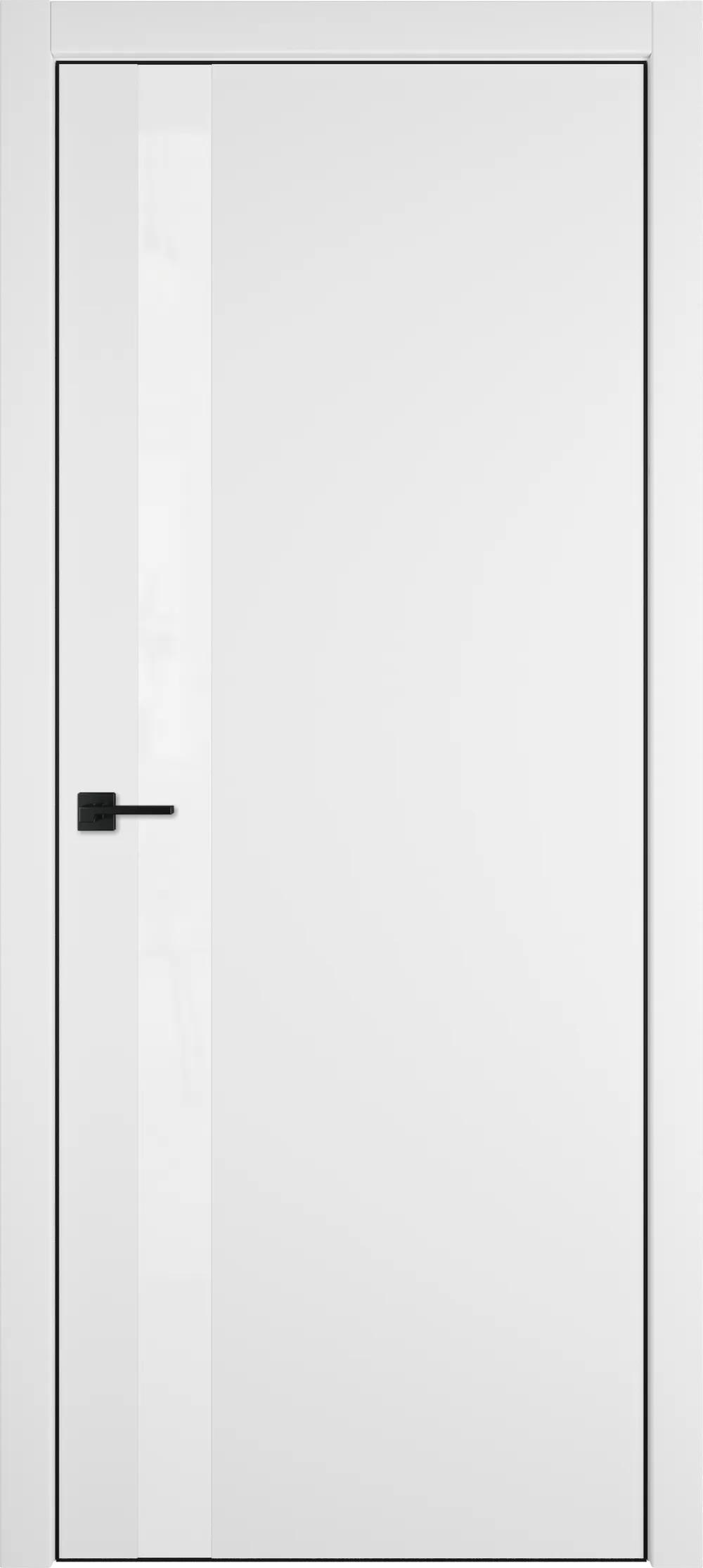 Дверь межкомнатная Urban Urban 1 SV белый лак Emalex Ice Black Edge