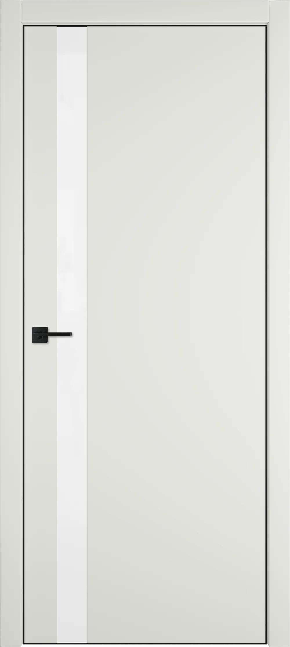 Дверь межкомнатная Urban Urban 1 SV белый лак Emalex MidWhite Black Edge НЕСТАНДАРТ