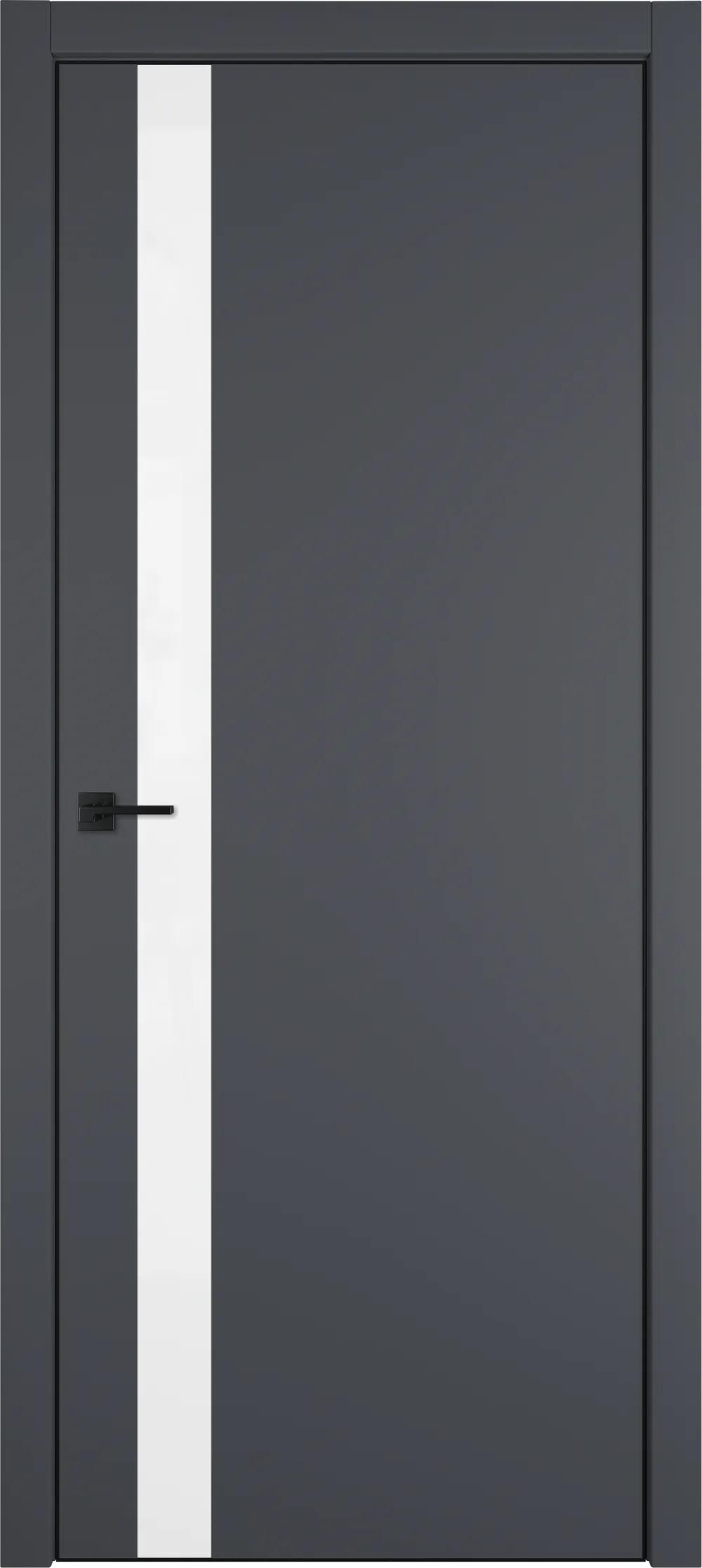 Дверь межкомнатная Urban Urban 1 SV белый лак Emalex Onyx Black Edge НЕСТАНДАРТ
