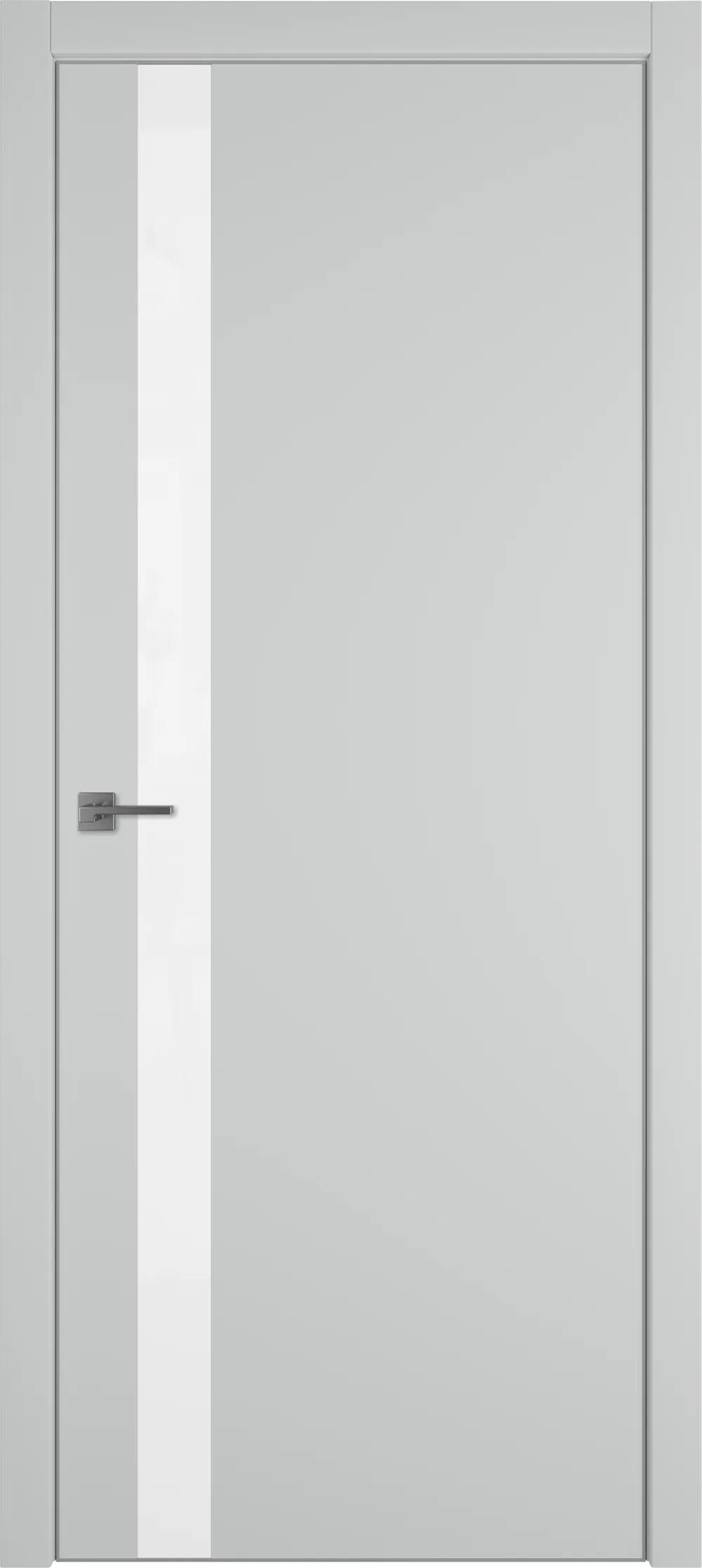 Дверь межкомнатная Urban Urban 1 SV белый лак Emalex Steel Silver Edge