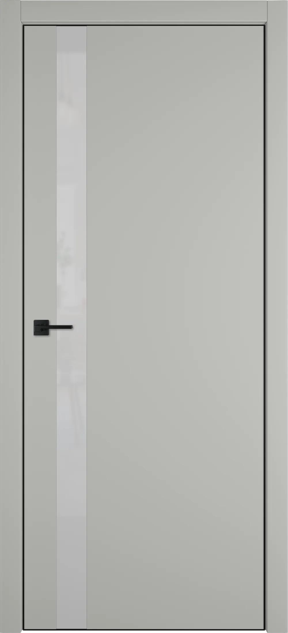 Дверь межкомнатная Urban Urban 1 SV белый лак Emalex Taupe Black Edge НЕСТАНДАРТ