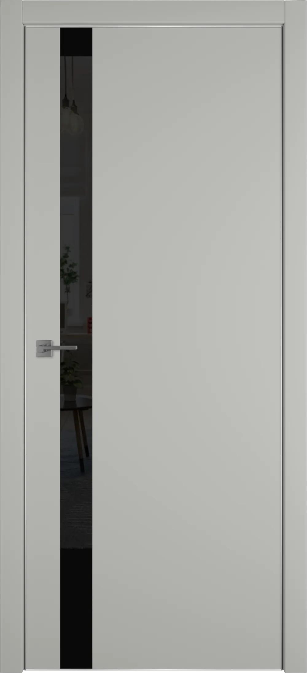 Дверь межкомнатная Urban Urban 1 SV черный лак Emalex Taupe Silver Edge