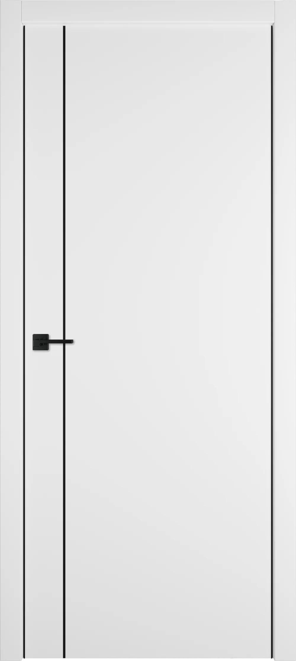 Дверь межкомнатная Urban Urban 1 V  Emalex Ice Black Edge Молдинг черный накладной зпп Eclipse зпз 196 НЕСТАНДАРТ