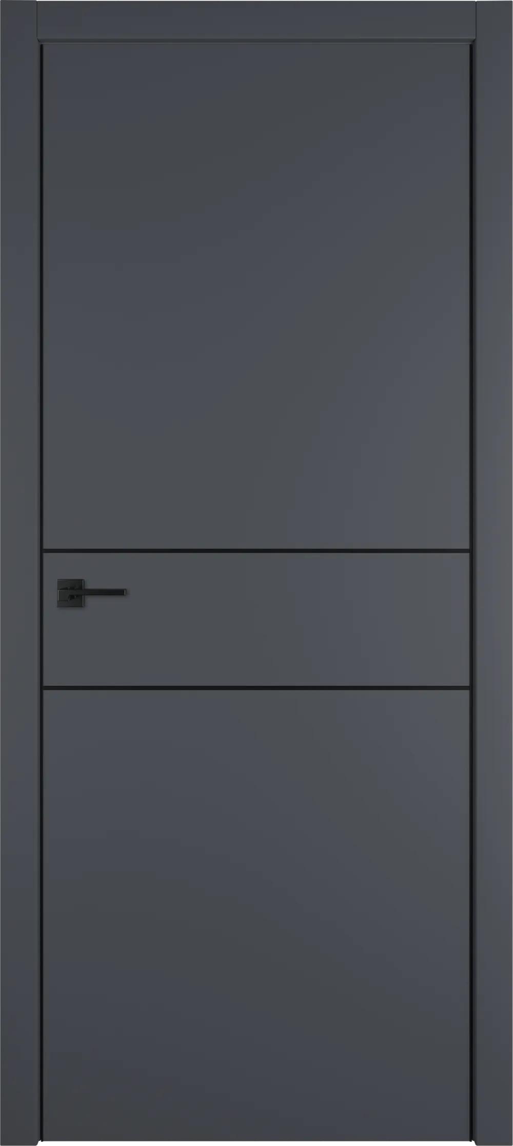 Дверь межкомнатная Urban Urban 2 H Emalex Onyx Black Edge молдинг черный НЕСТАНДАРТ