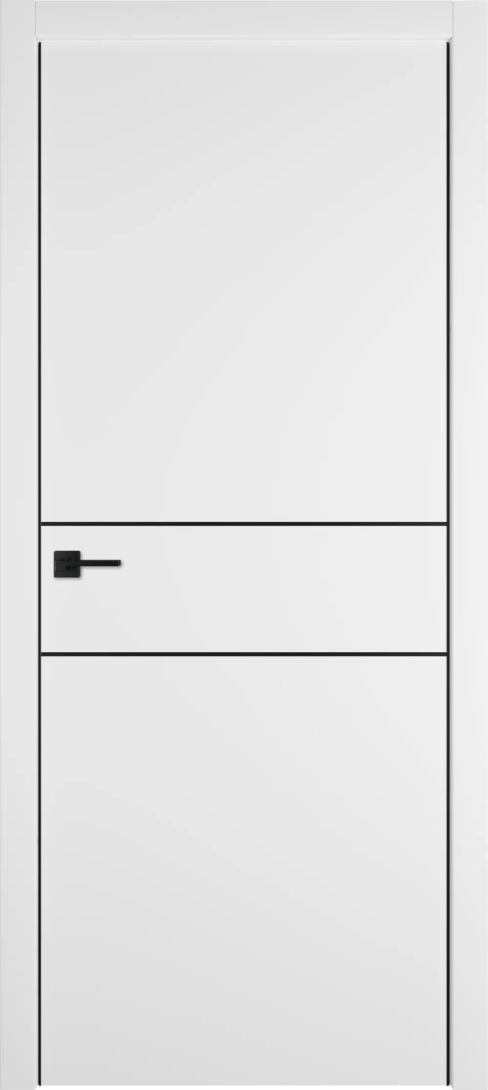 Дверь межкомнатная Urban Urban 2 H Emalex Ice Black Edge молдинг черный