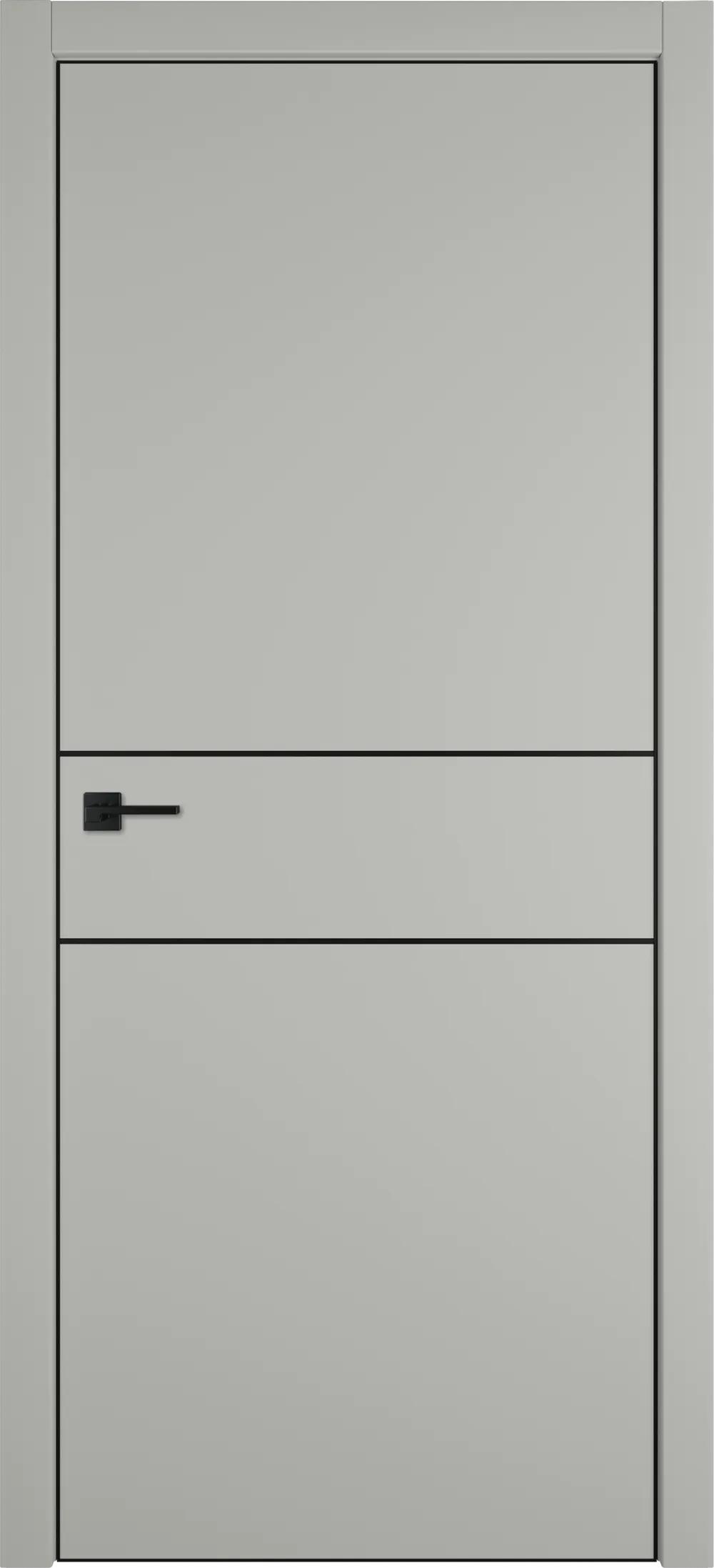 Дверь межкомнатная Urban Urban 2 H Emalex Taupe Black Edge молдинг черный НЕСТАНДАРТ