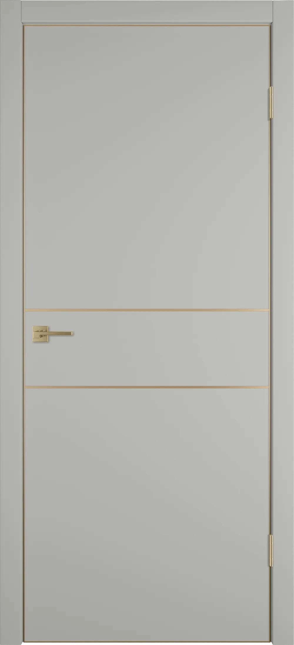 Дверь межкомнатная Urban Urban 2 H Emalex Taupe Gold Edge Молдинг Золото НЕСТАНДАРТ