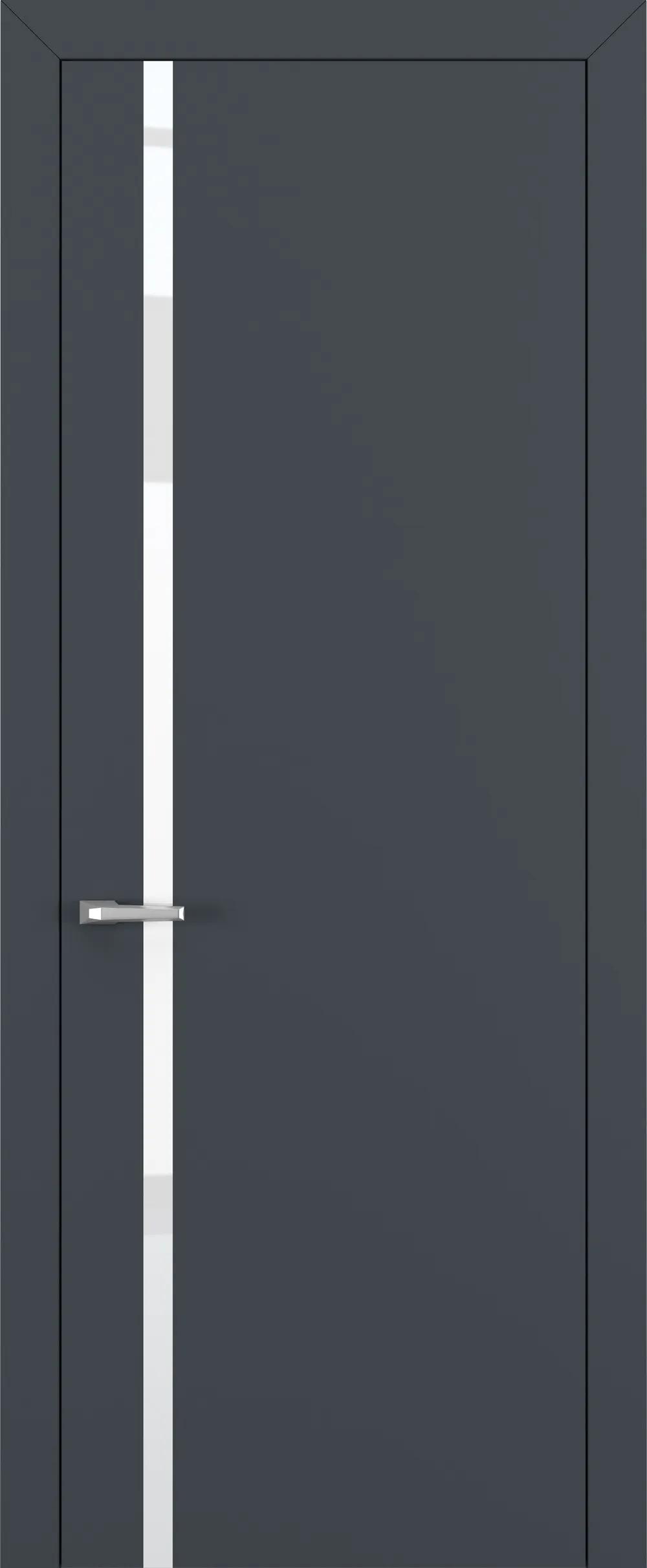 Дверь межкомнатная Квалитет К1 White Pure Графит премьер мат ABS НЕСТАНДАРТ