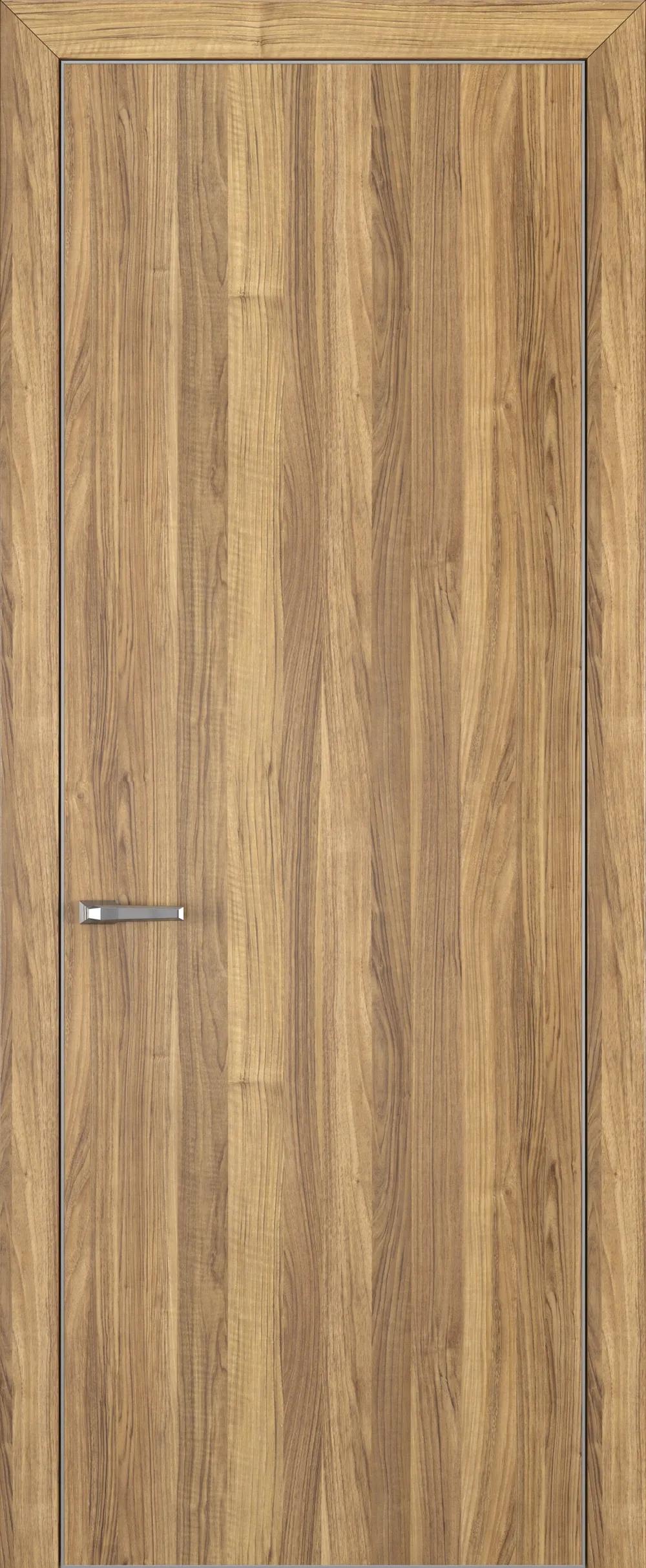 Дверь межкомнатная Квалитет К7 Орех грецкий ALU Серая с 4-х