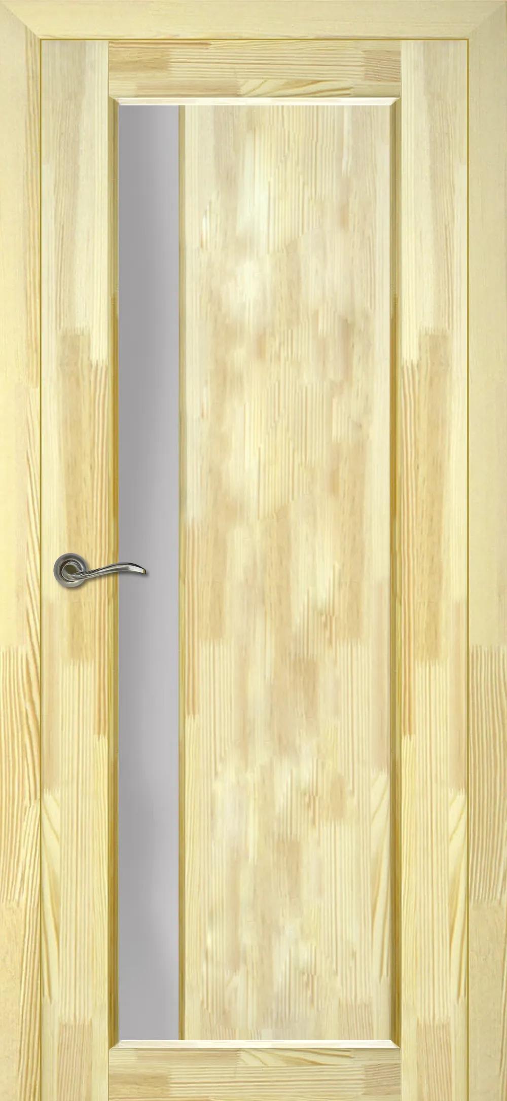 Дверь межкомнатная Массив сосны Вега 6 ЧО матовое Неокрашенный