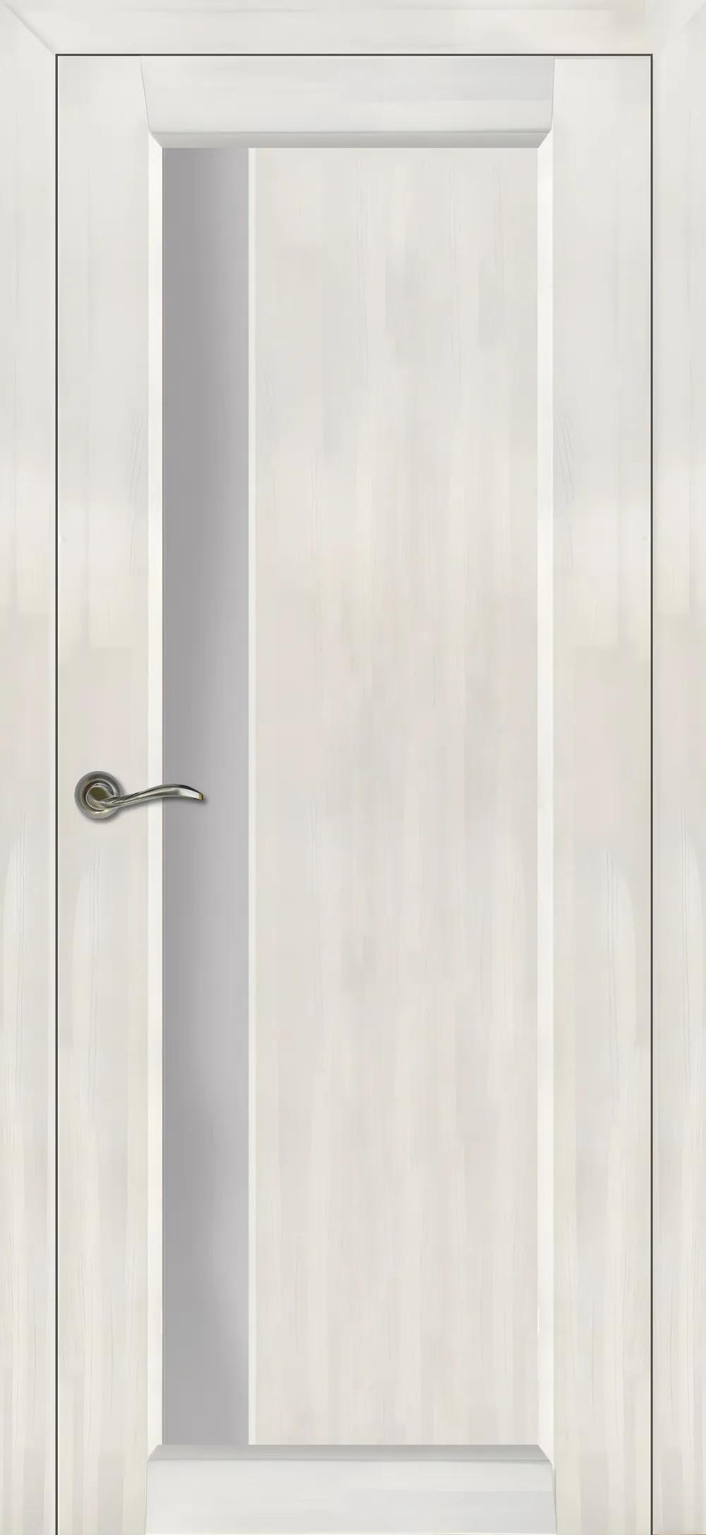 Дверь межкомнатная Массив сосны Вега 6 ЧО матовое Белый