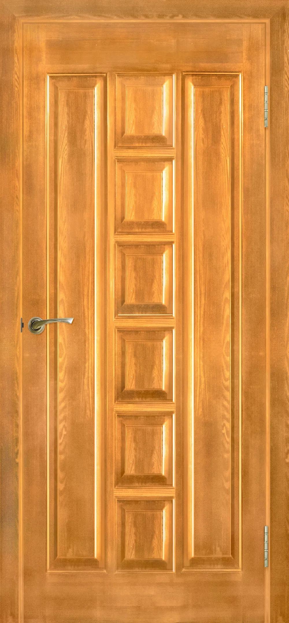 Дверь межкомнатная Массив сосны Модель №11 ДГ Светлый лак