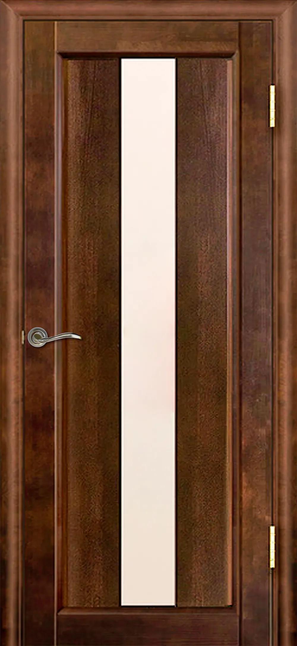 Дверь межкомнатная Массив ольхи Версаль м. мателюкс матовое Античный орех