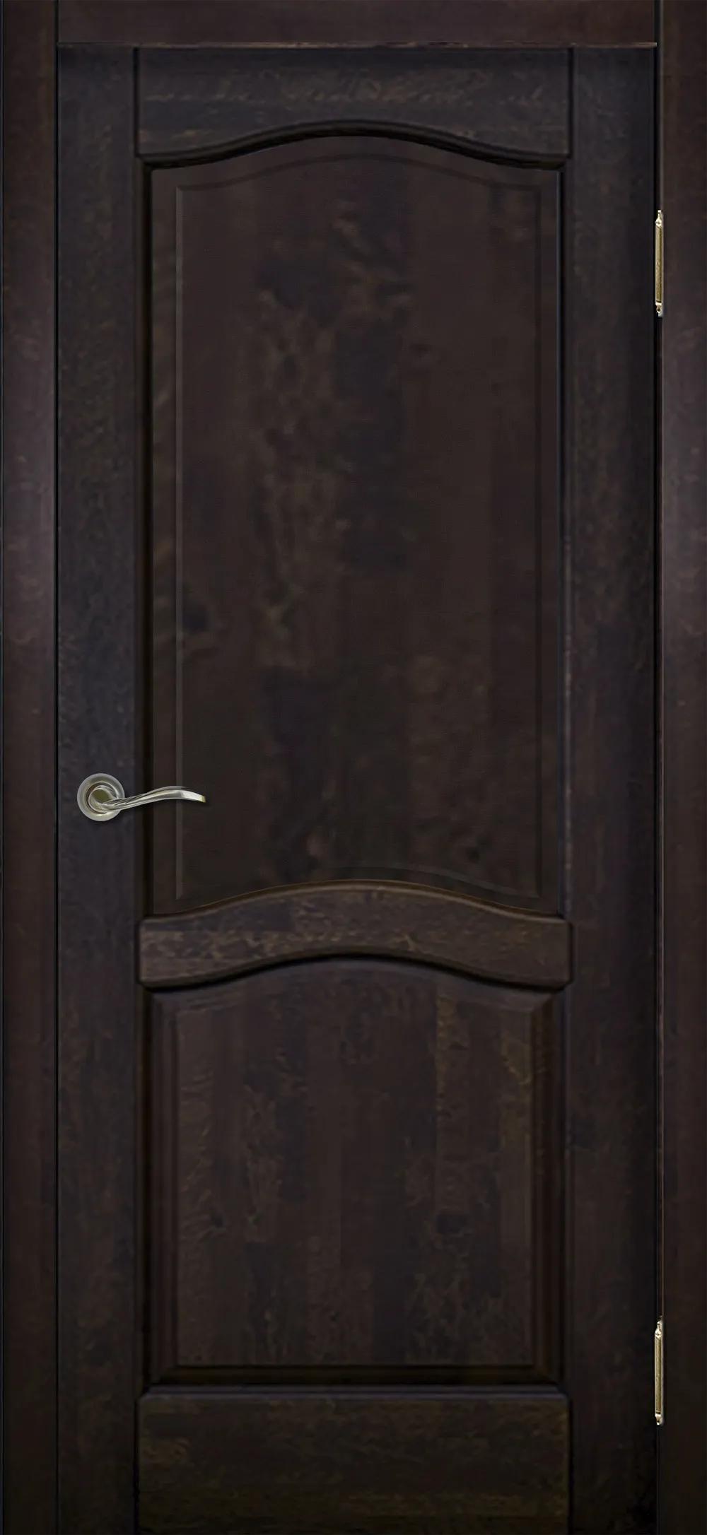 Дверь межкомнатная Массив ольхи Лео м. ДГ Венге