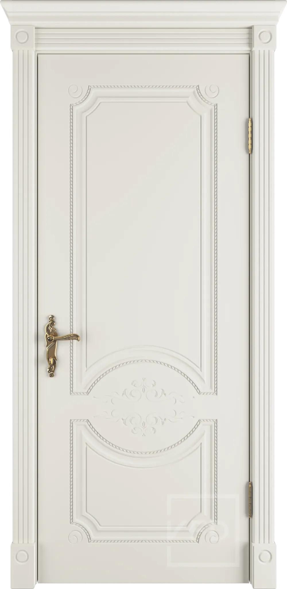 Дверь межкомнатная Эстэль люкс Милана эст. ДГ 3D  Слоновая кость эмаль